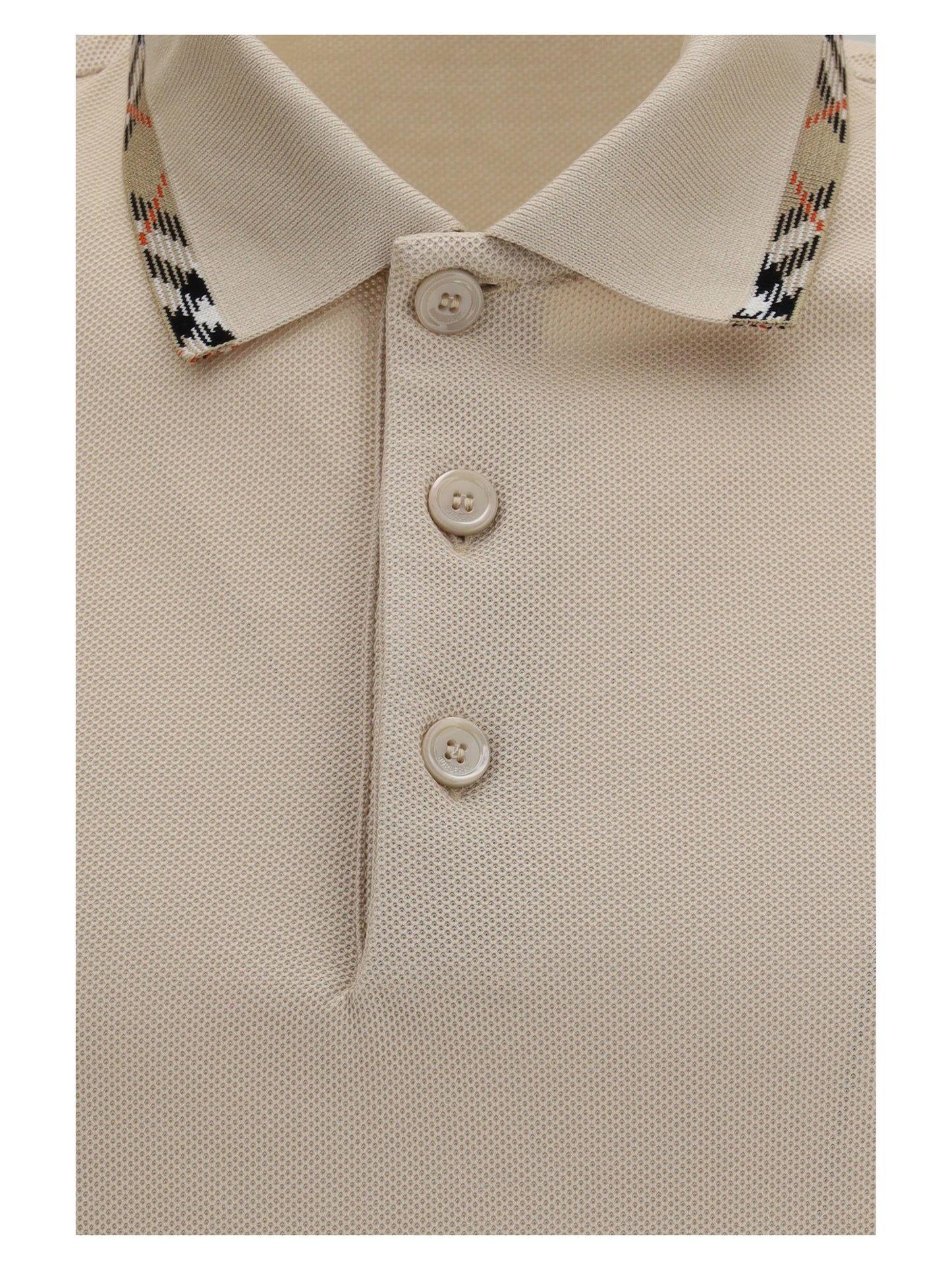 BURBERRY Piqué Polo Shirt