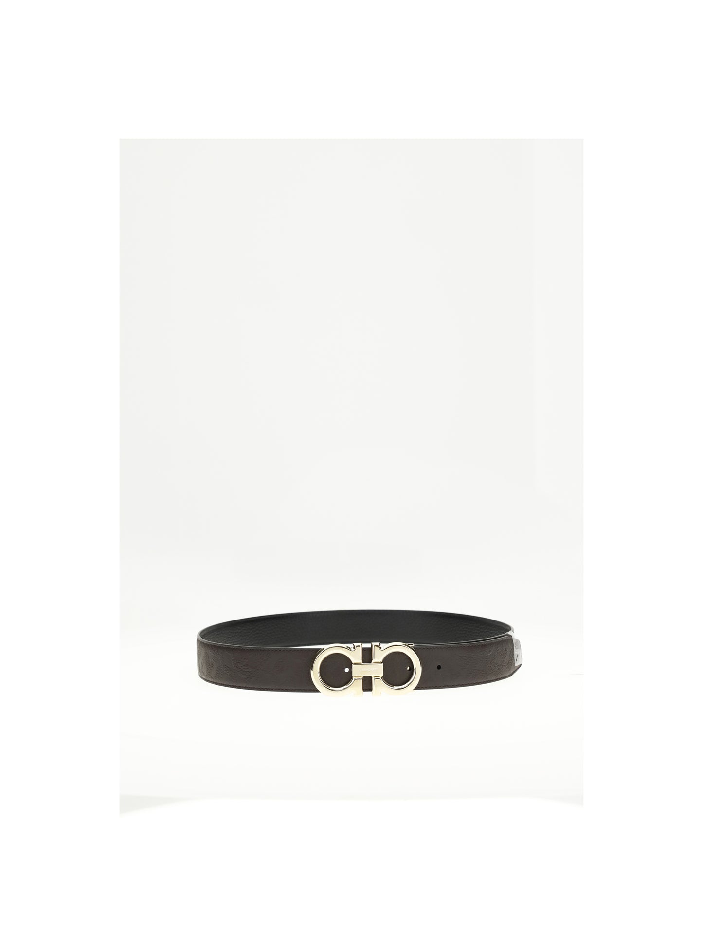FERRAGAMO Reversible and adjustable Gancini Belt