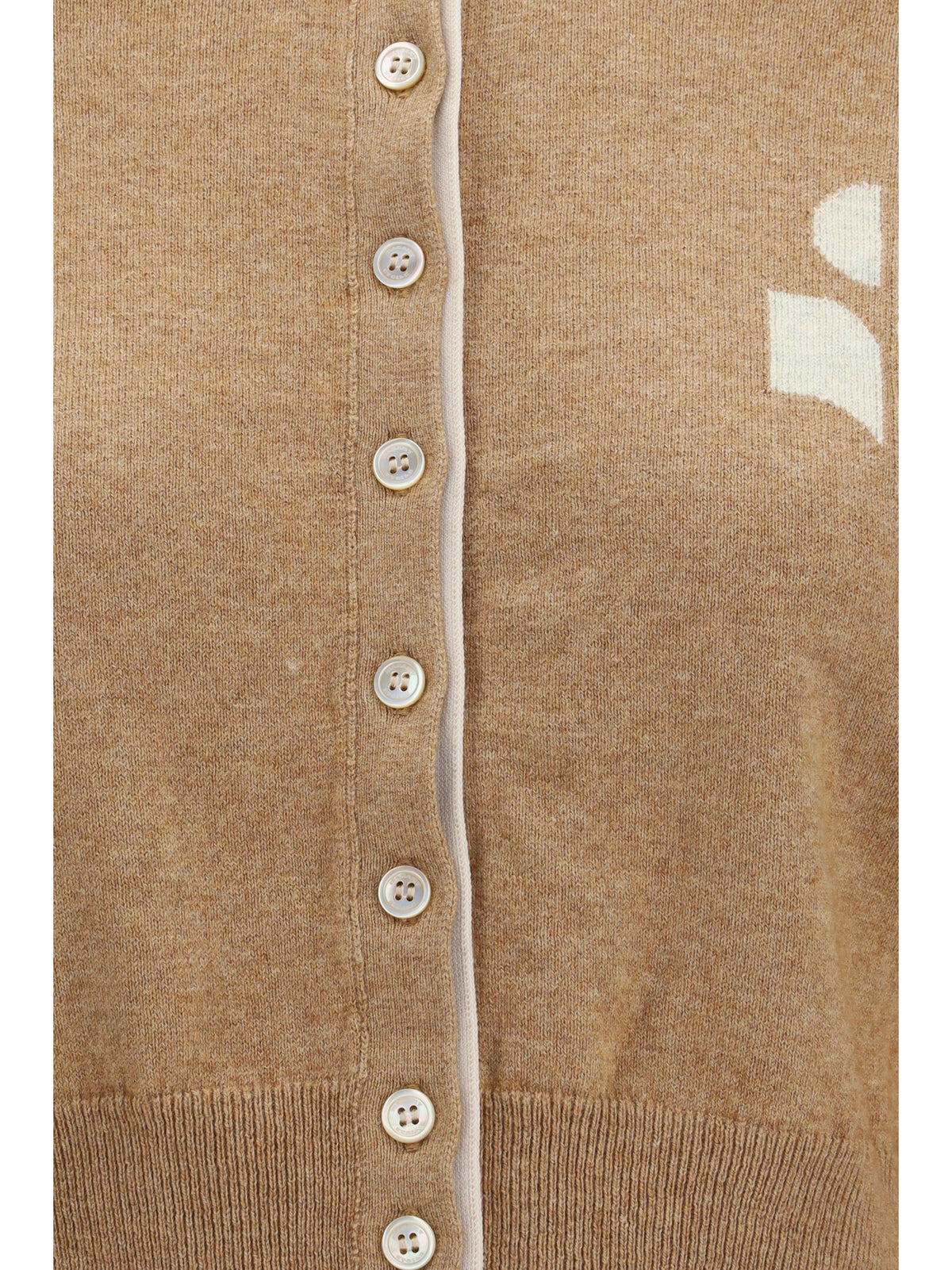 Marant Étoile Lona Cardigan - Camel/Light Grey