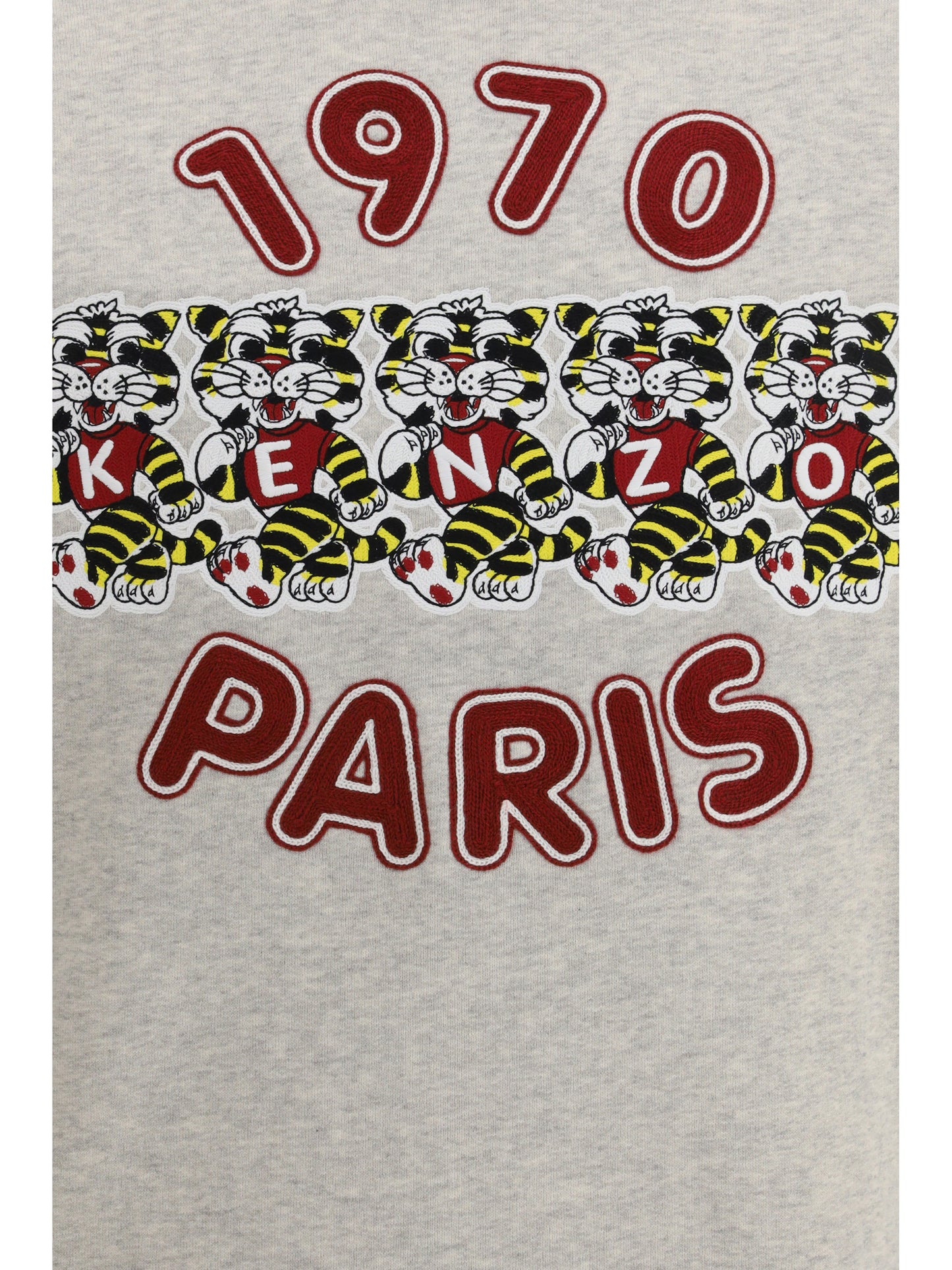 Kenzo Wild Tiger cotton Sweatshirt - Pale Grey