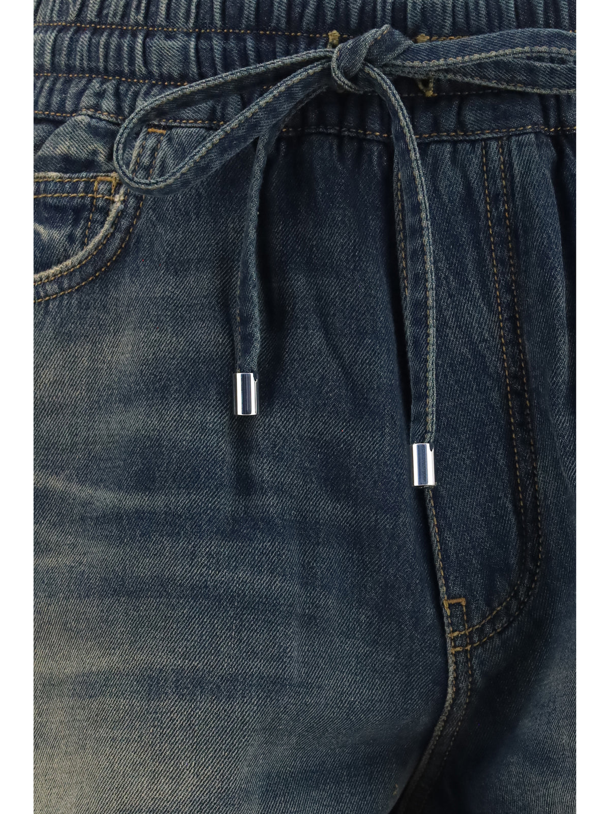 Amiri Drawstring denim Shorts - Sandstone