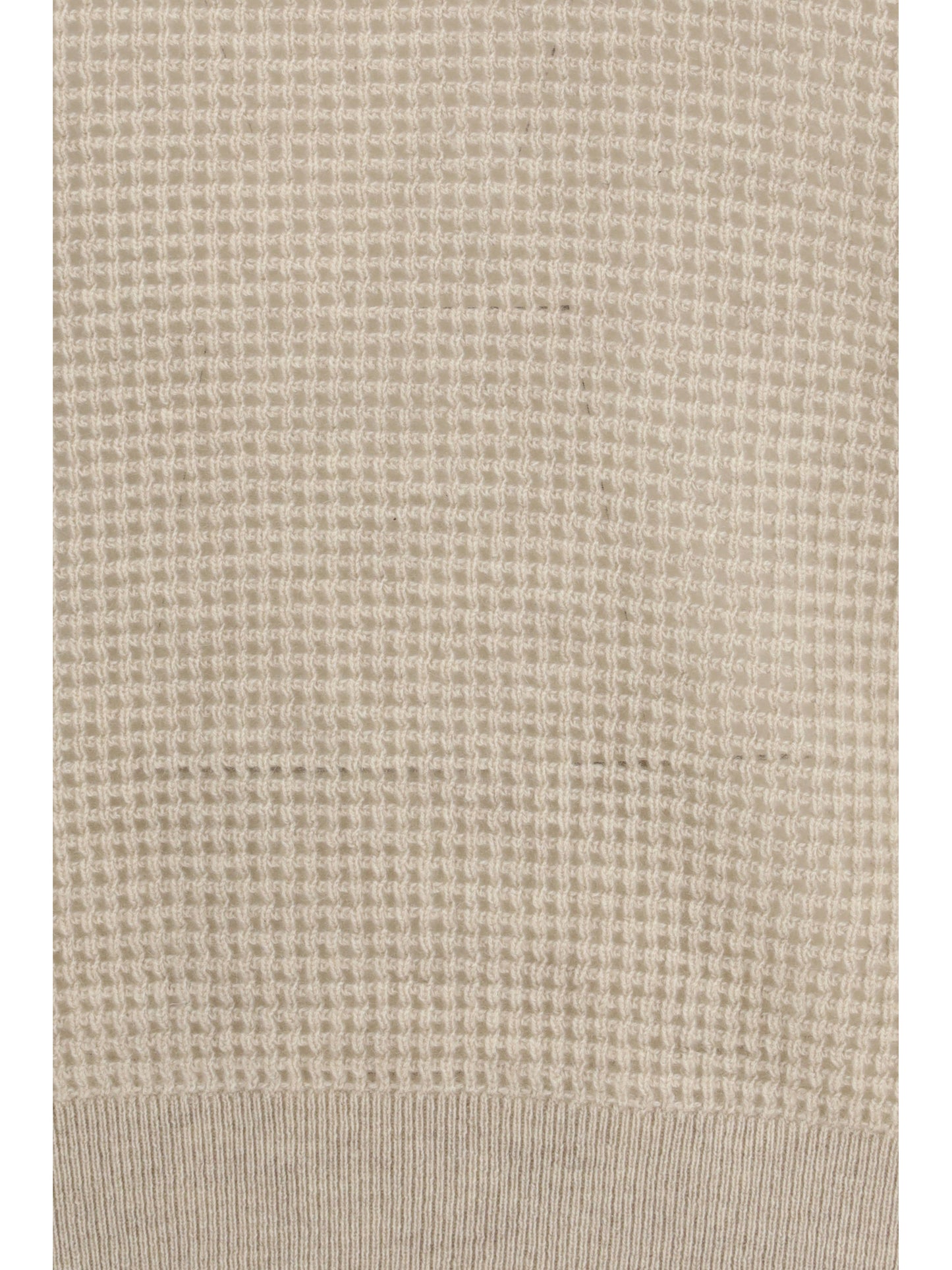 Brunello Cucinelli Sparkling Net cotton hooded Sweatshirt - Rustic Beige+Panama