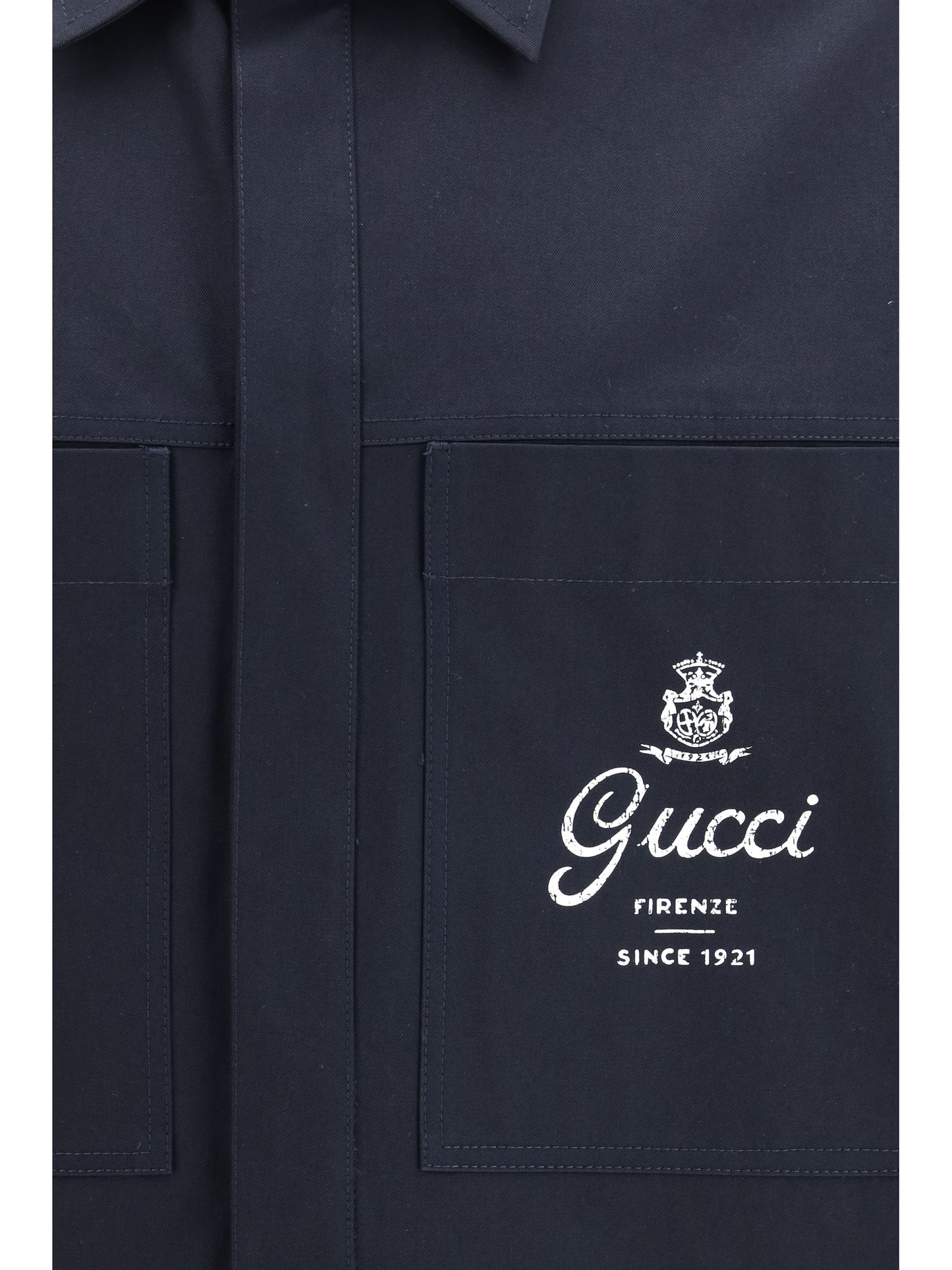 GUCCI Cotton Jacket with logo