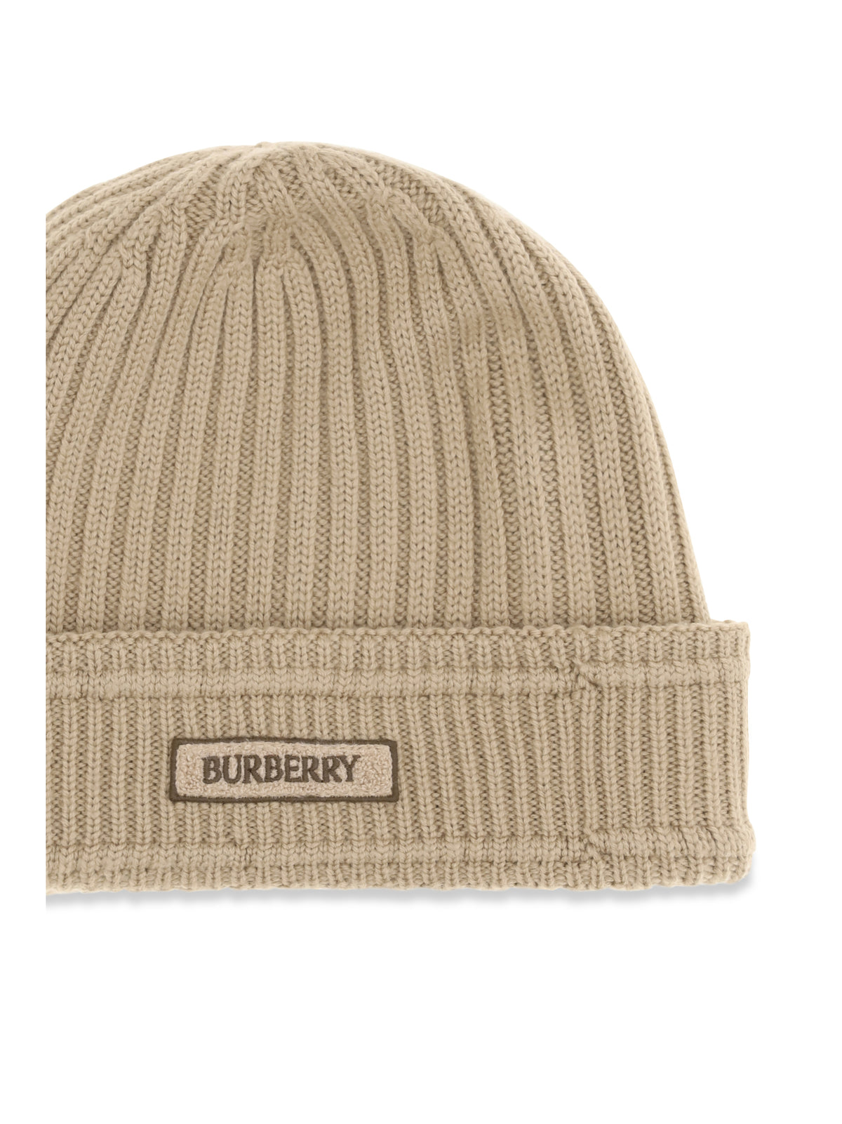 Burberry Wool Beanie - Sand