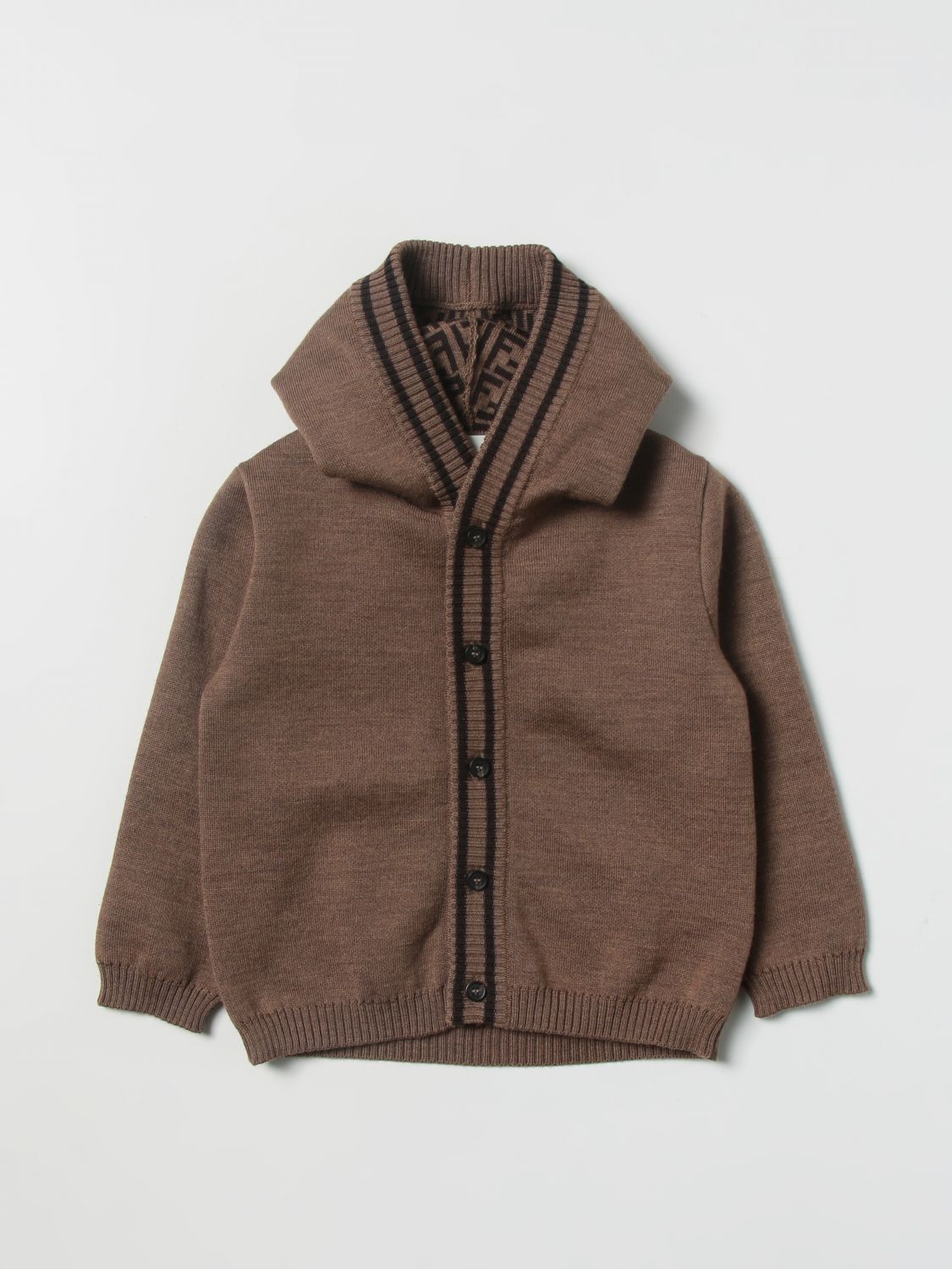 Fendi Sweater Kids Brown