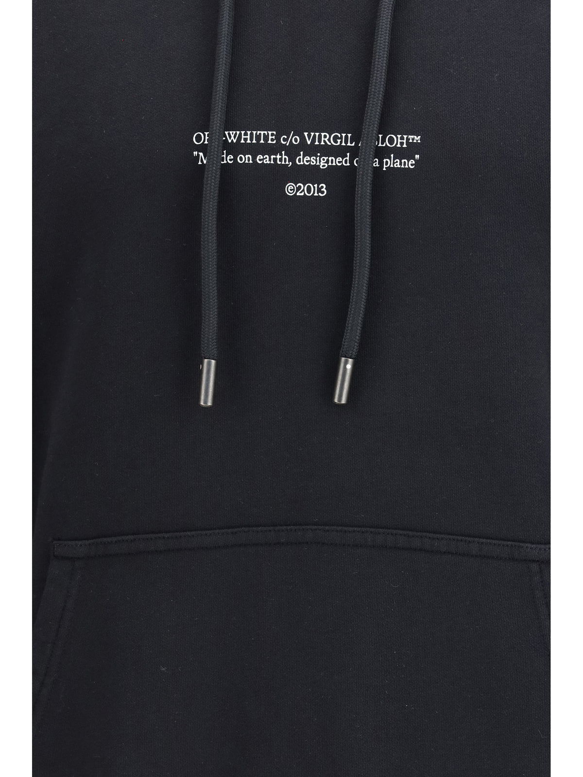 Off-White Statement Skate Hoodie - Black