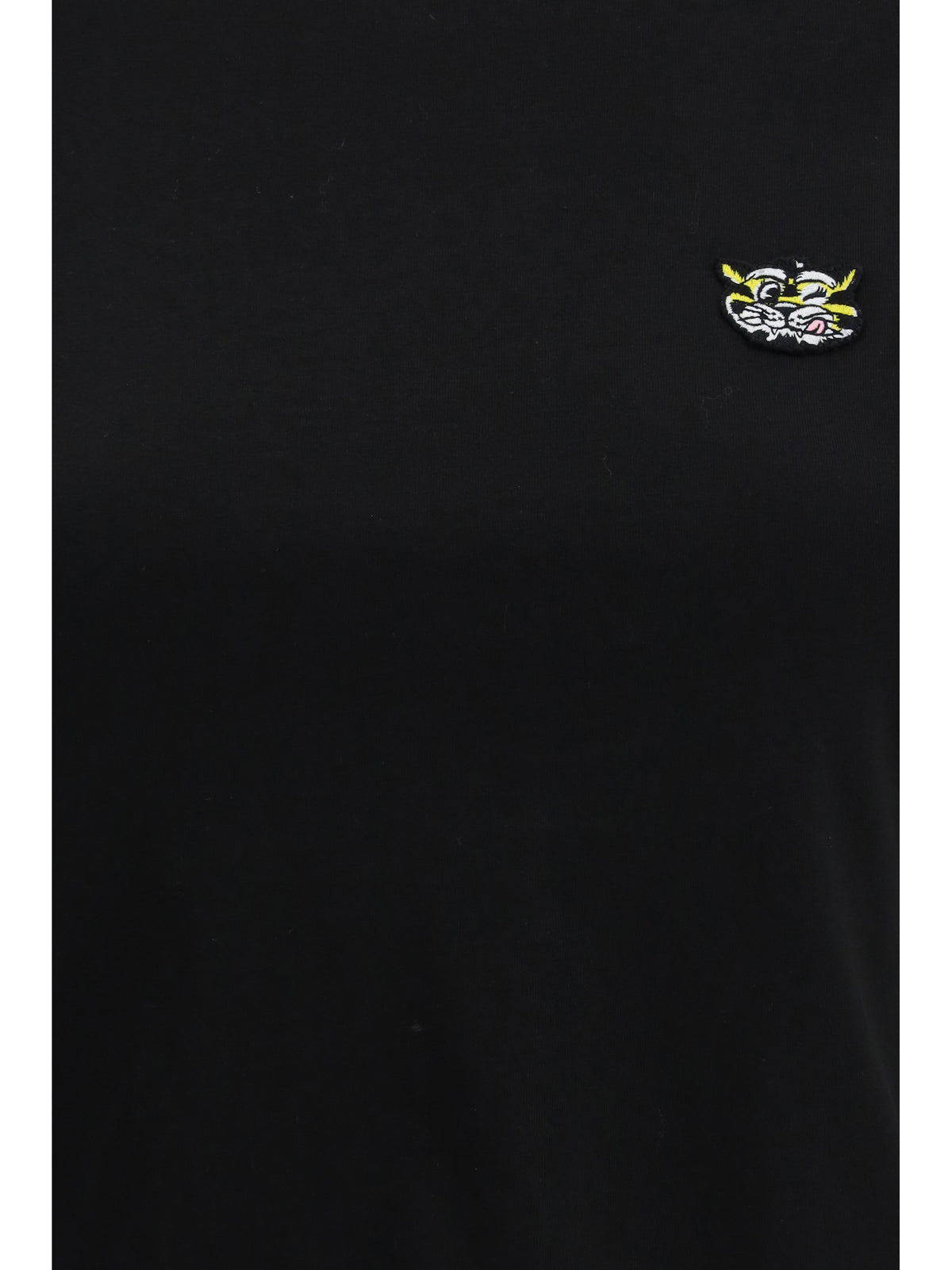 Kenzo Cotton T-shirt with the embroidered “Wild Tiger” - Black