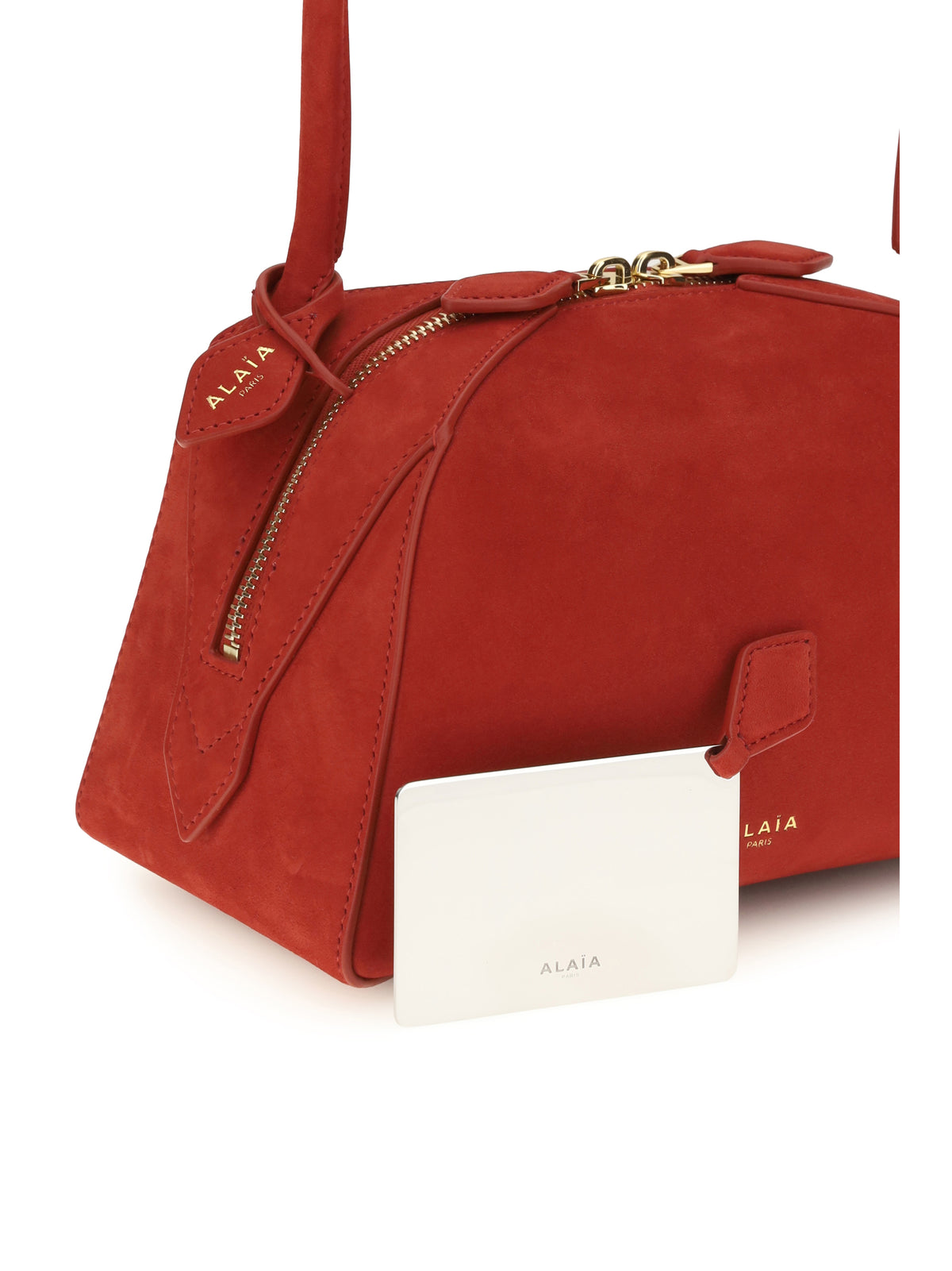 AlaïA Le Bouledogue Shoulder Bag small - Rouge Vif