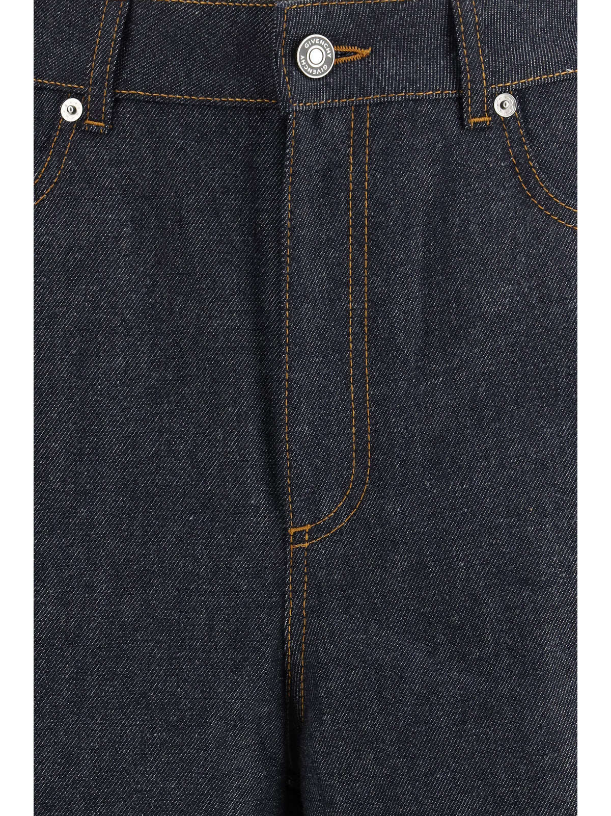 Givenchy Raw Cocoon Pants - Dark Blue