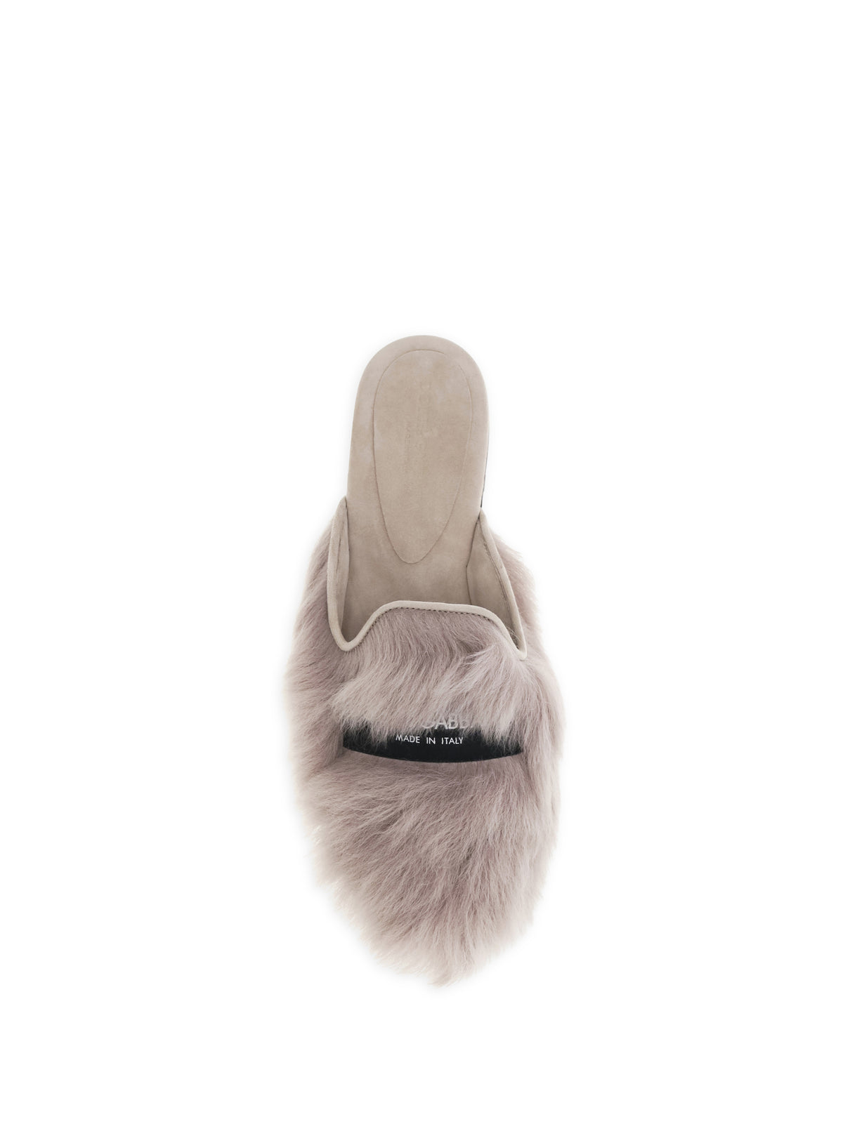 Dolce & Gabbana Sheepskin Mules - Grey