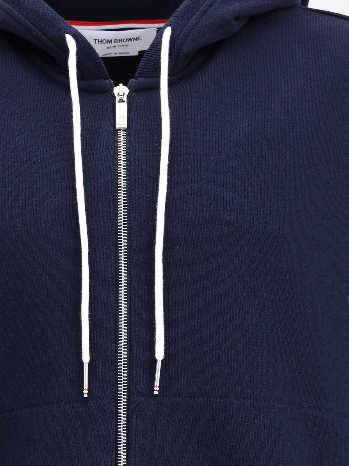 Thom Browne Cotton Hoodie - Navy