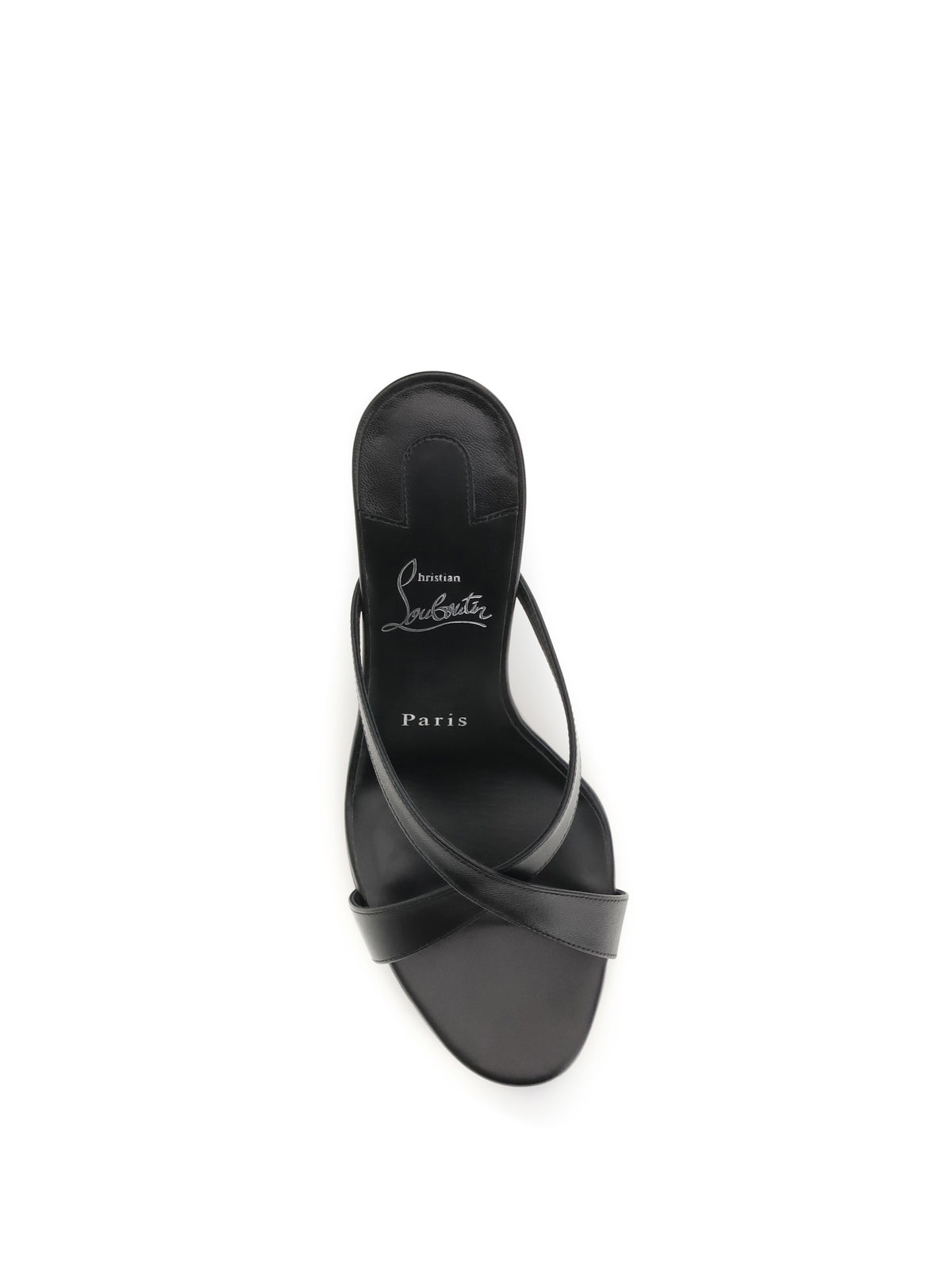 Christian Louboutin Mulazee Cross Sandals - Black/Lin Black