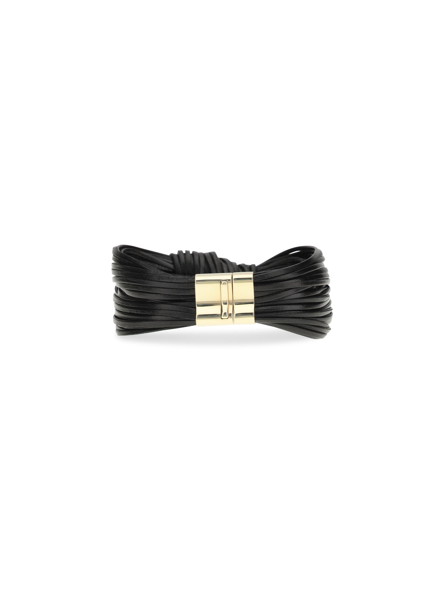 Bottega Veneta Knot leather Bracelet - Black