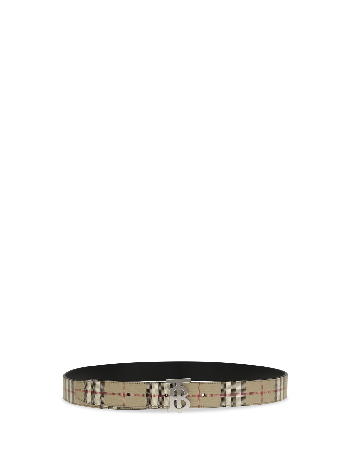 BURBERRY TB reversible Check Belt