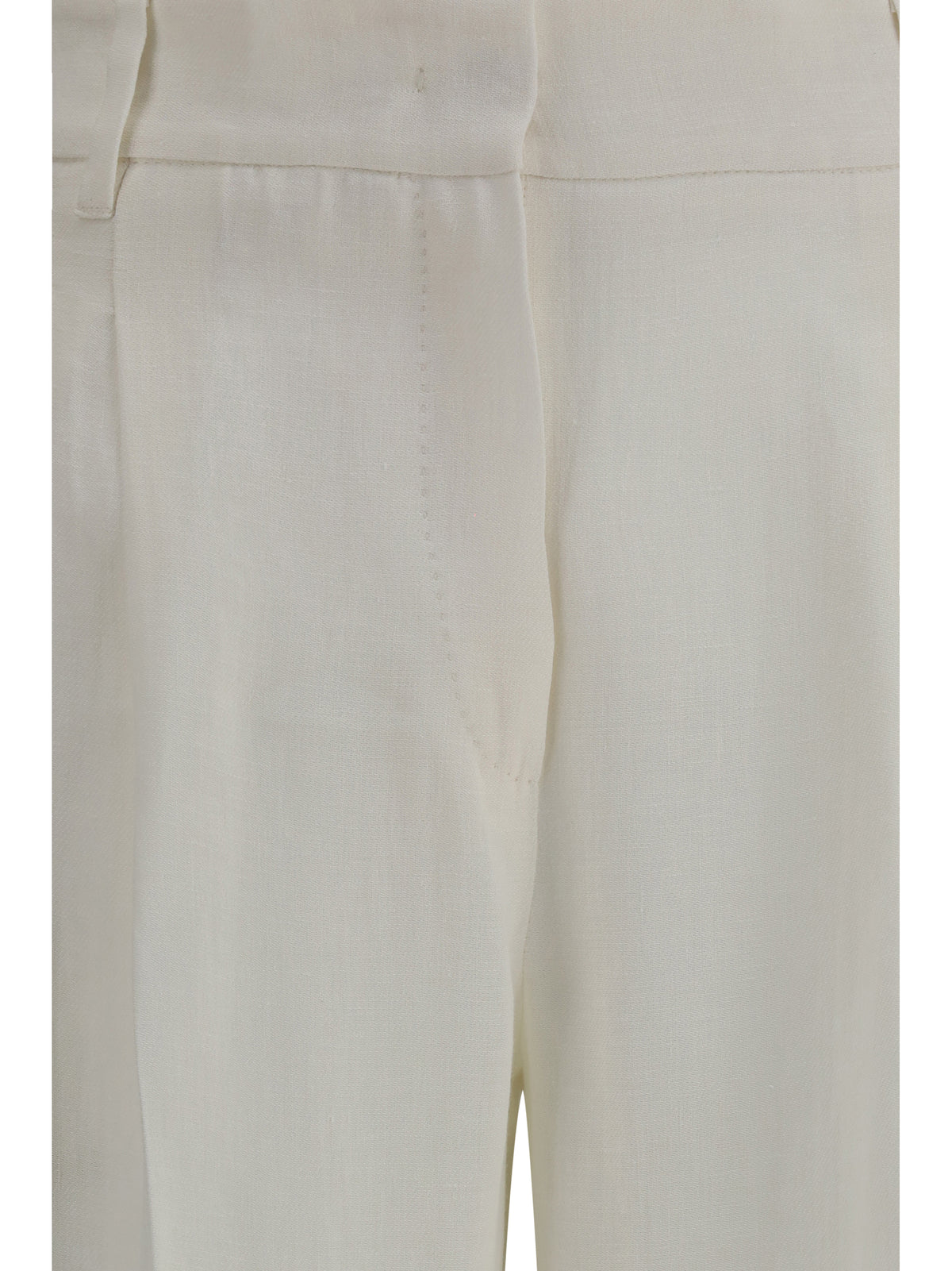 Max Mara Studio Mstsumero Pants in linen batavia - Natural
