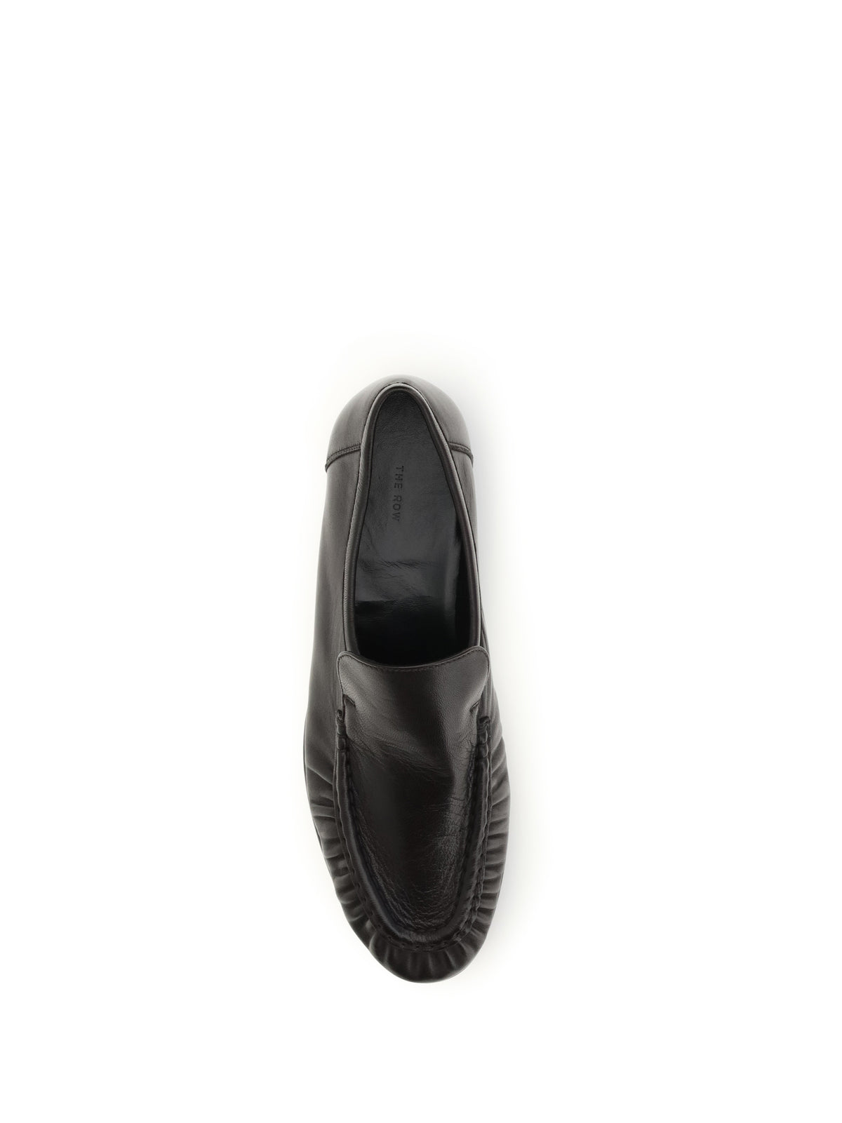 The Row Two Loafers - Lacquer Brown