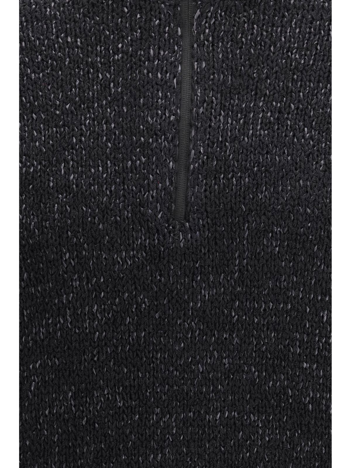 Laminar Cotton Sweater - Black
