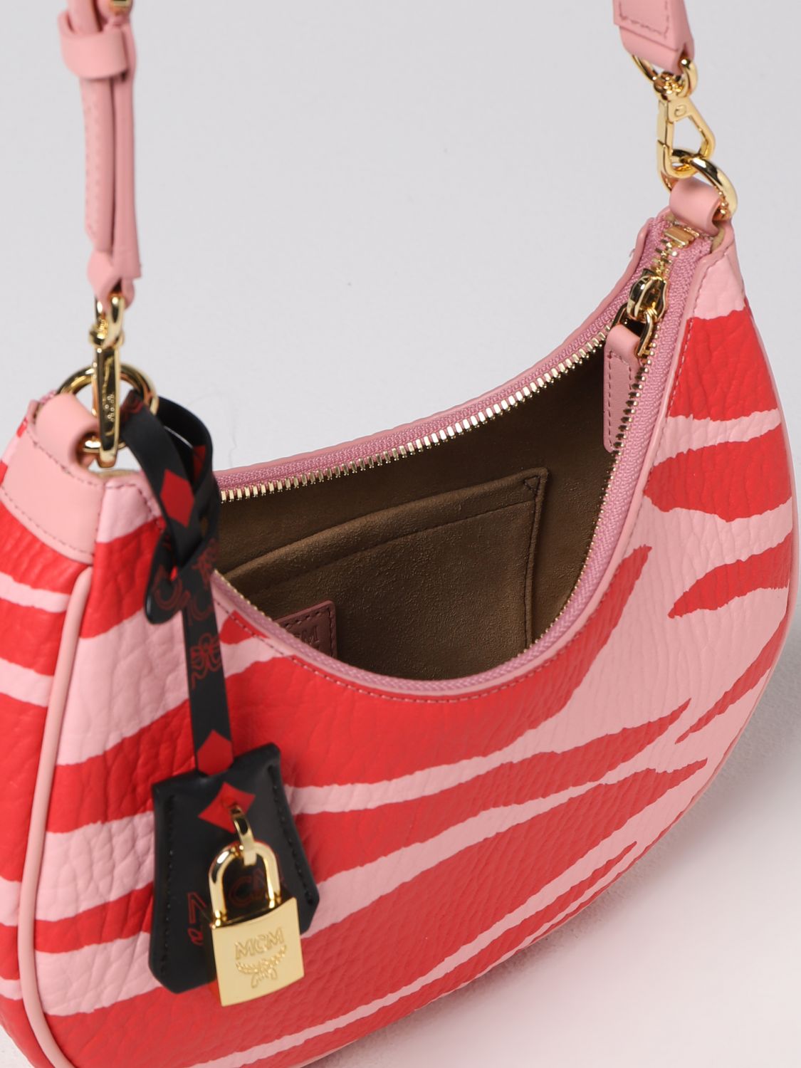 Mcm Shoulder Bag Woman Pink