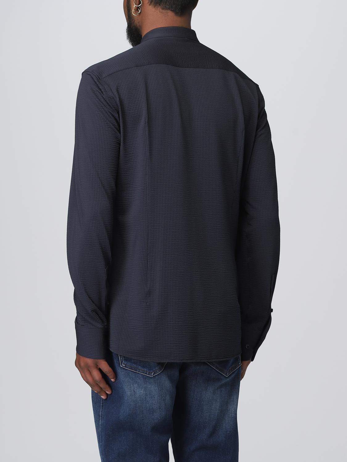 Boss Shirt Men Blue