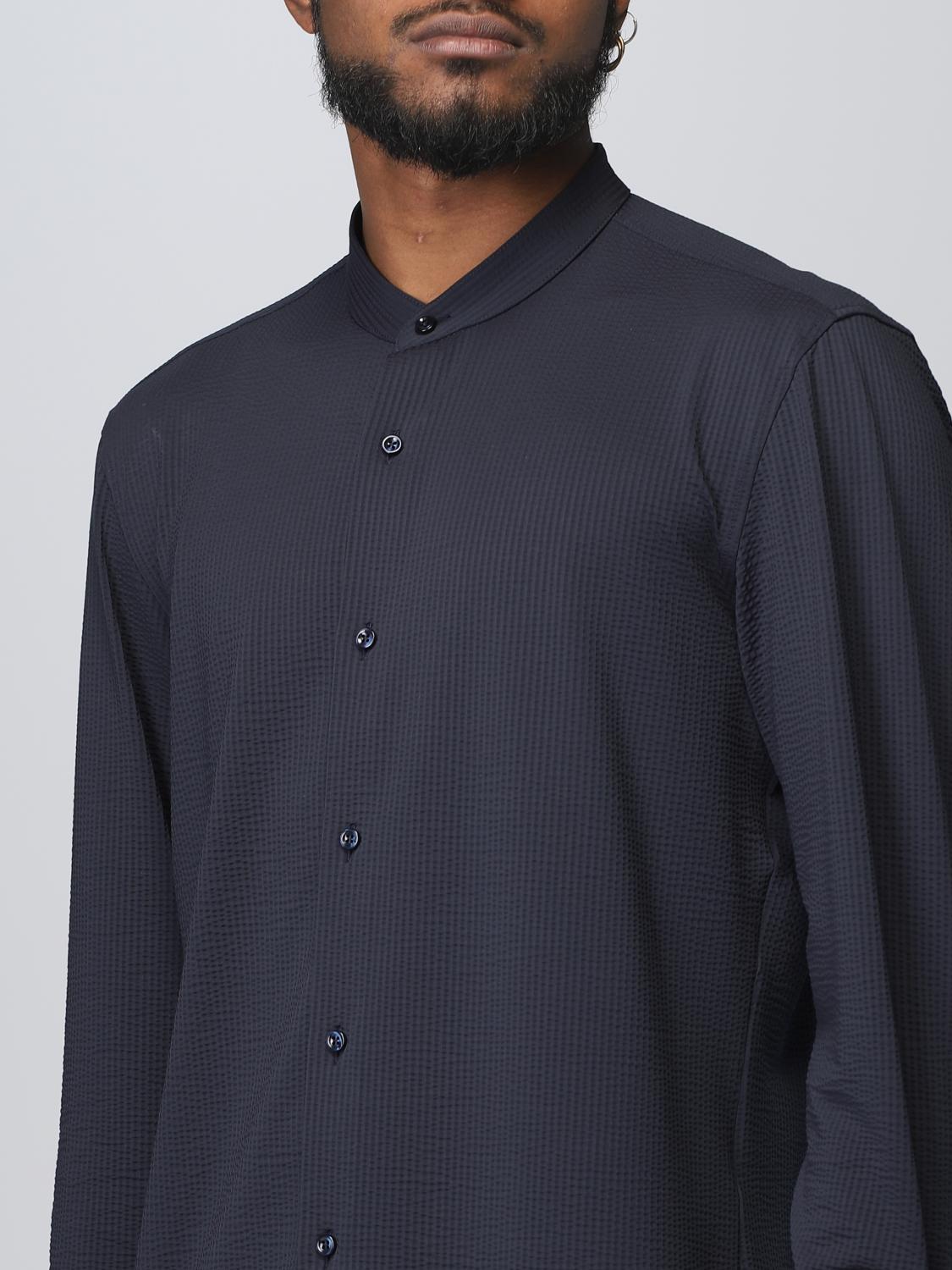 Boss Shirt Men Blue