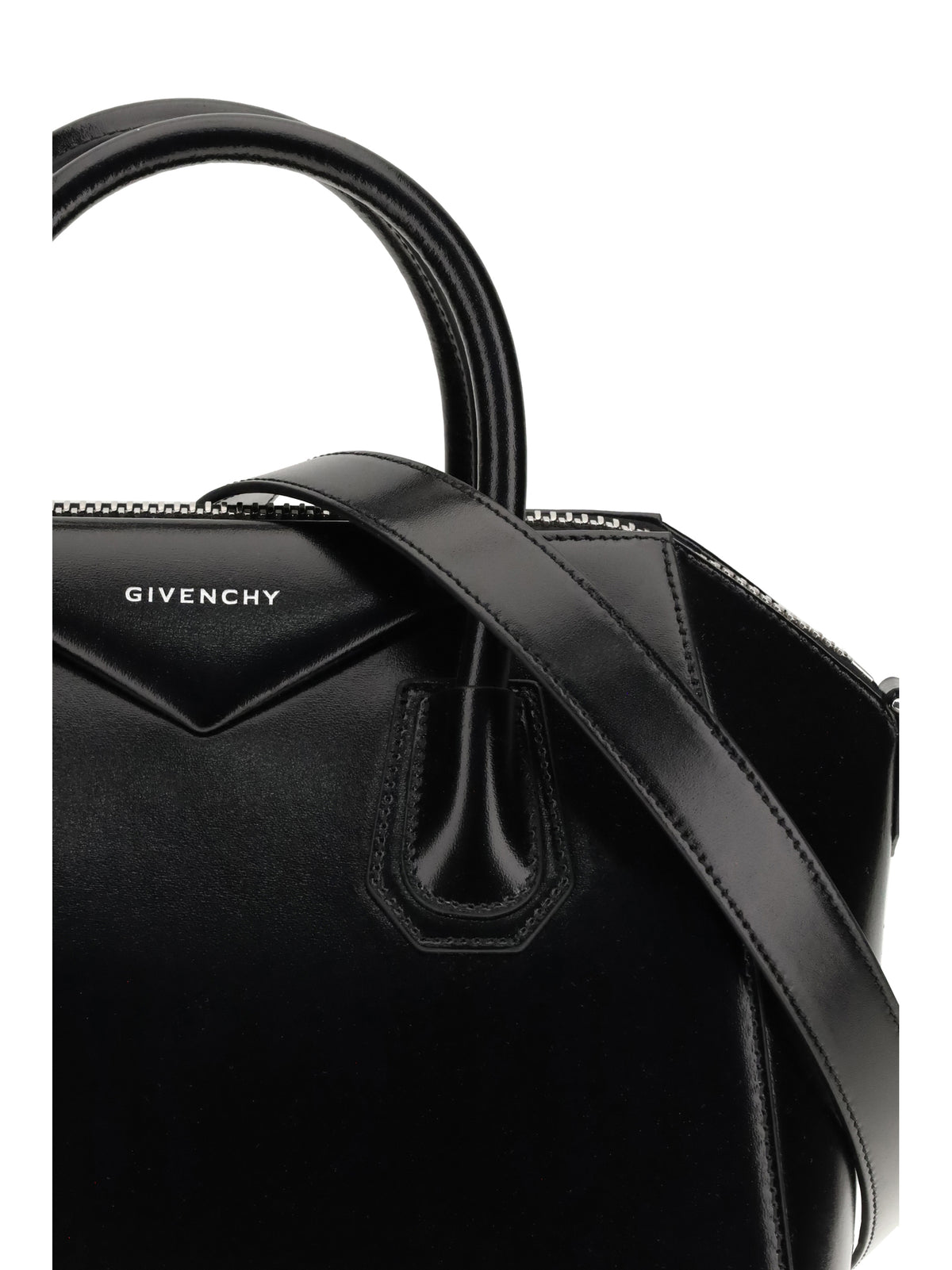 Givenchy Antigona small leather Box Handbag - Black