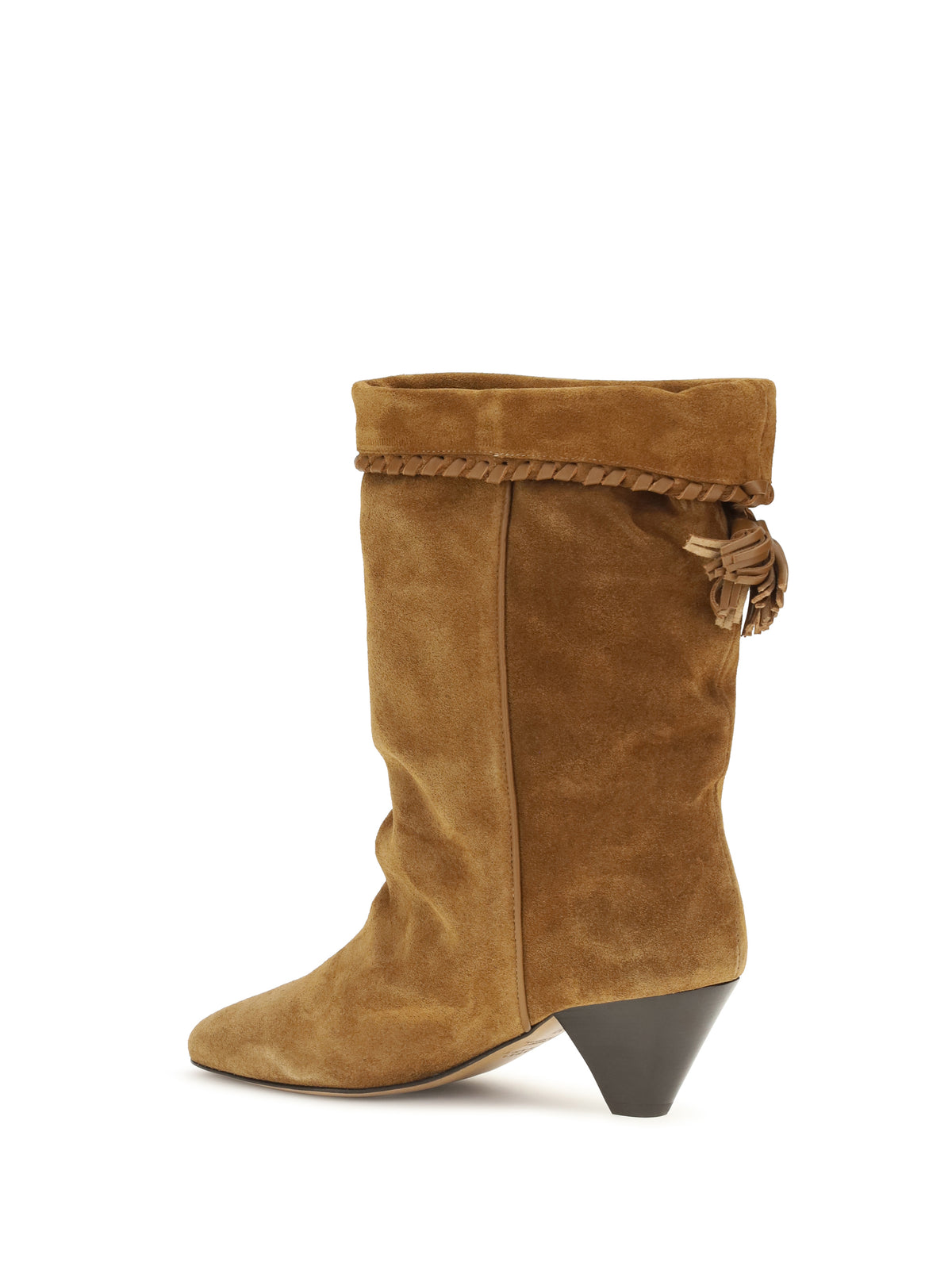 Isabel Marant Draped suede Boots - Cognac