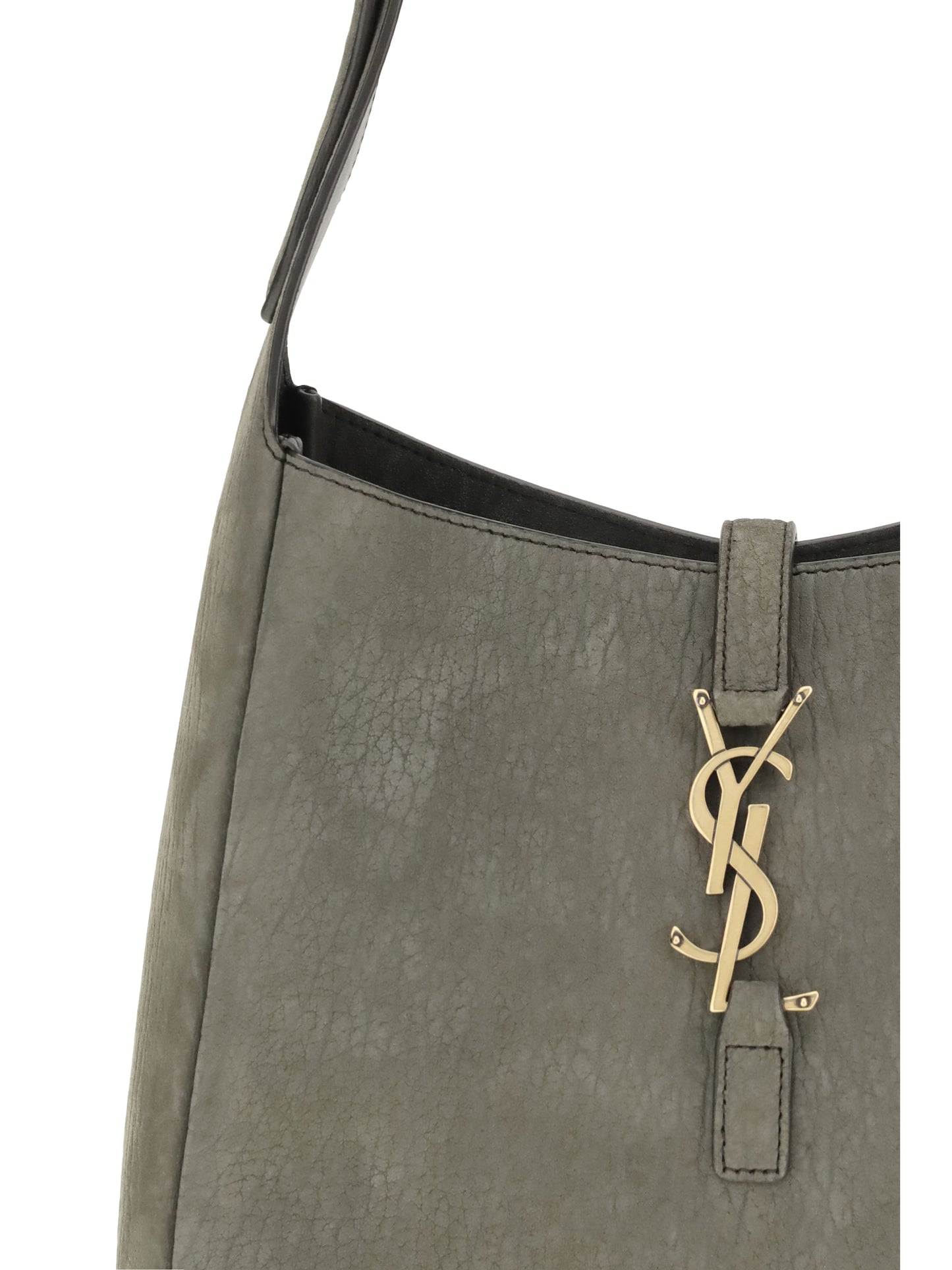 SAINT LAURENT 5 À 7 Supple Shoulder Bag in grained nubuck