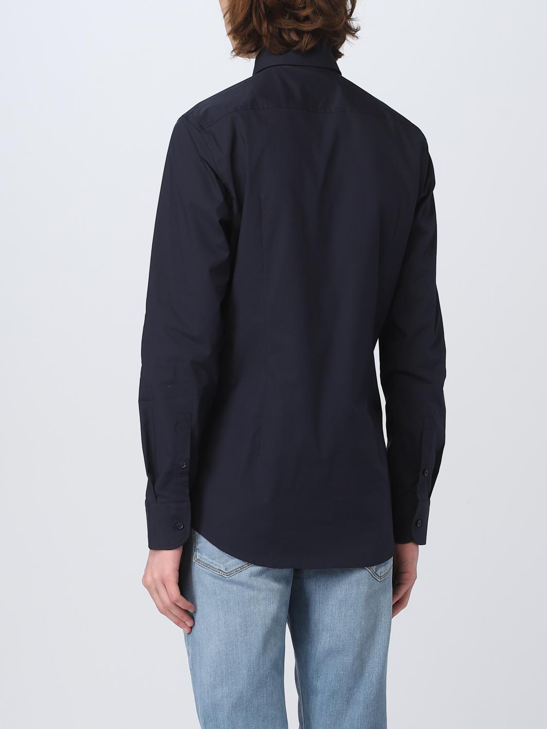Boss Shirt Men Blue