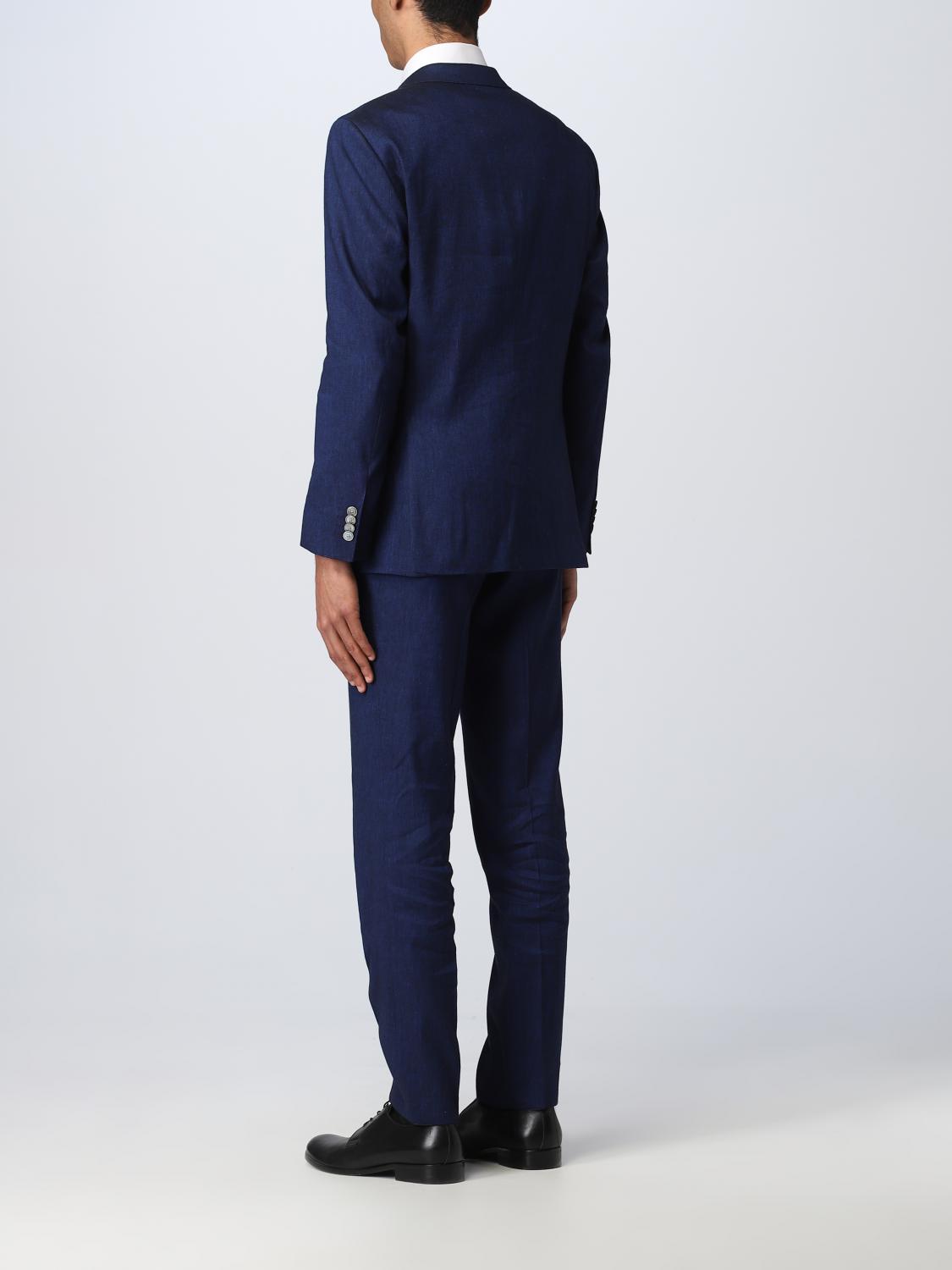 Boss Suit Men Blue