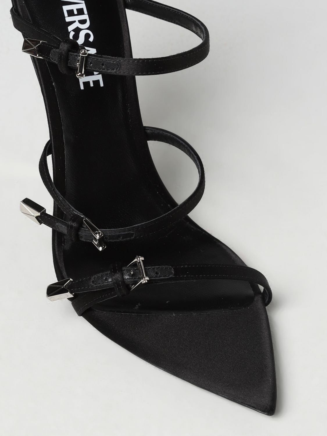 Versace Heeled Sandals Woman Black