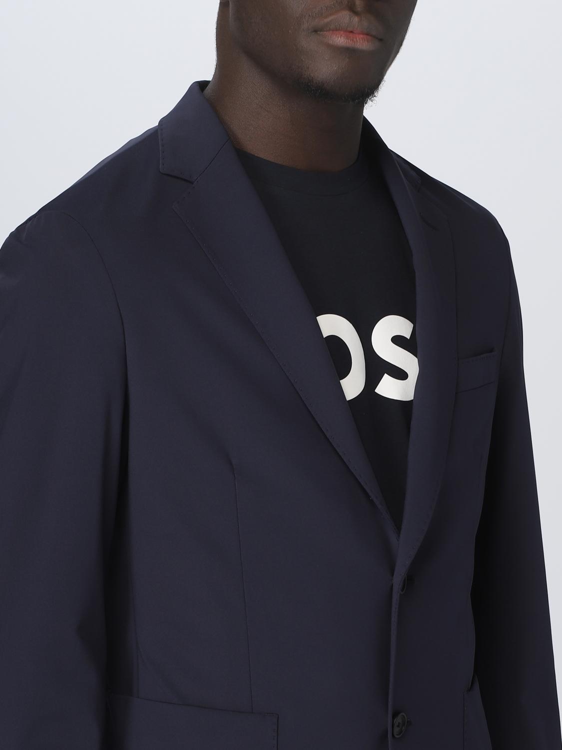 Boss Jacket Men Blue