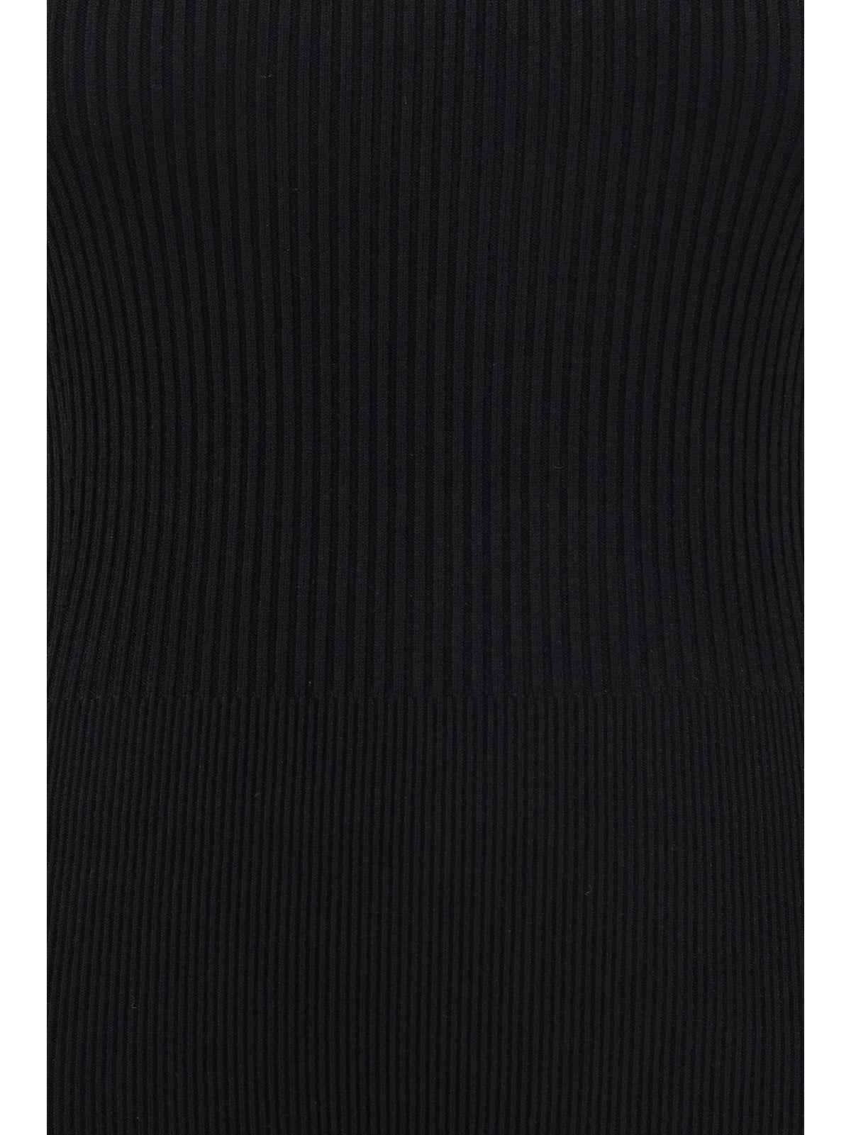 AlaïA Ribbed design Bodysuit - Noir Alaia