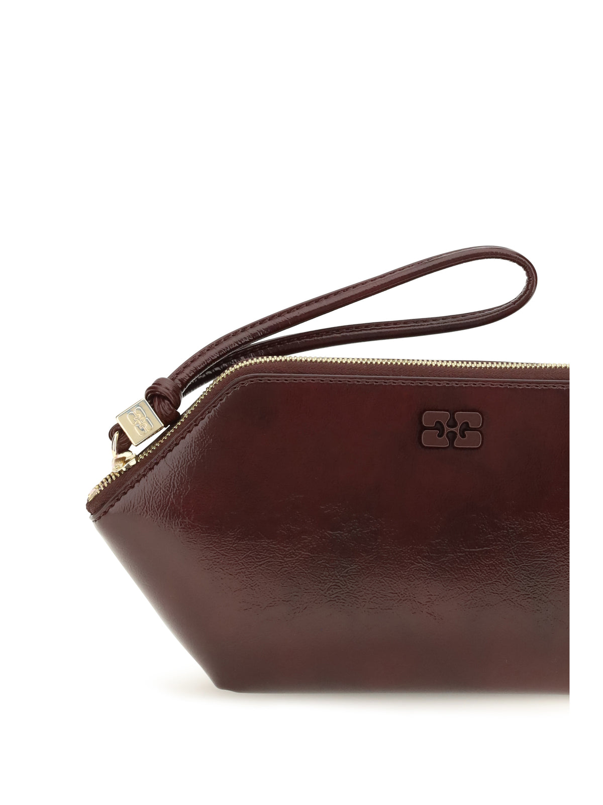 Ganni Bou Beauty Case - Burgundy