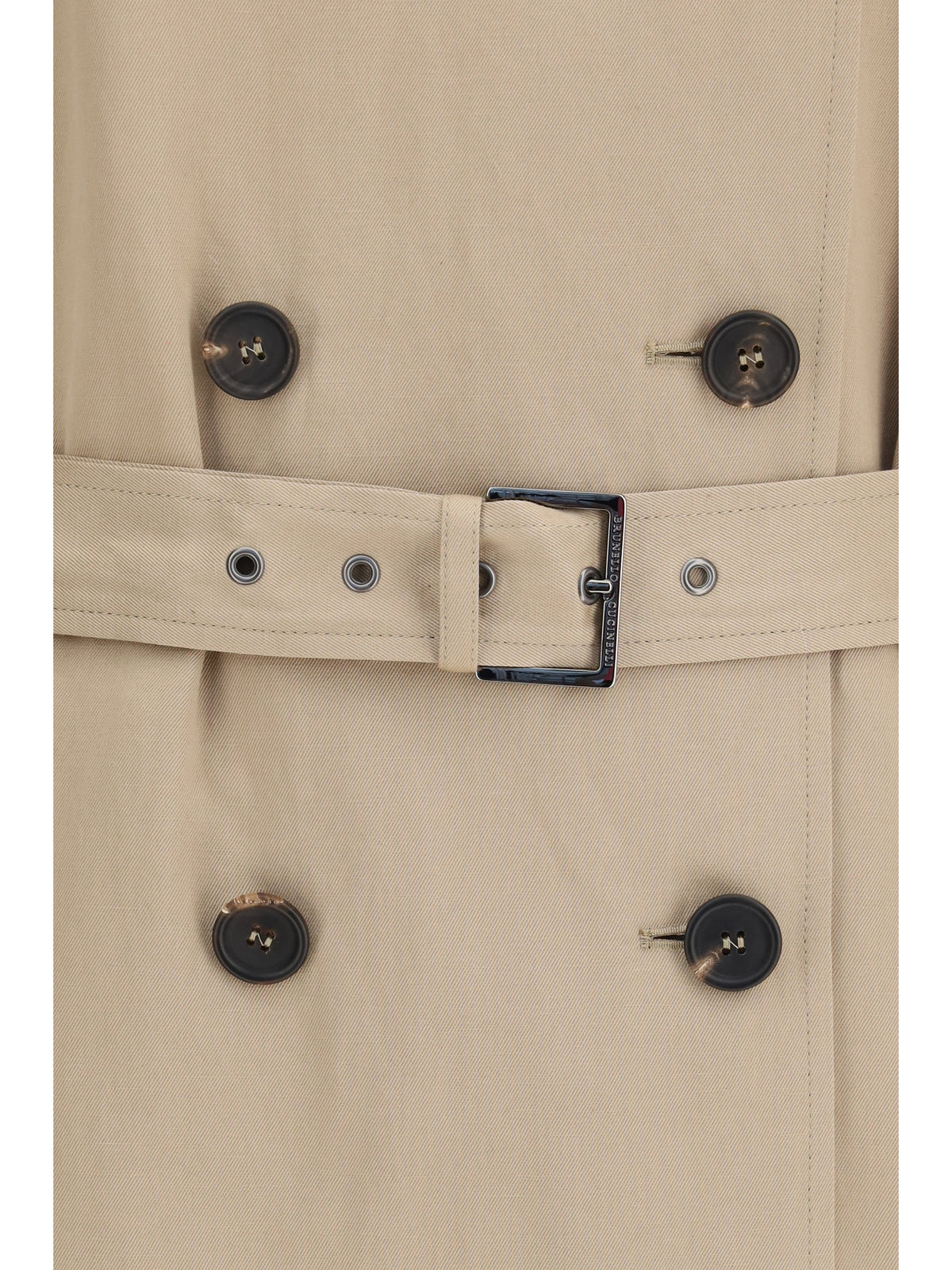 Brunello Cucinelli Belted Trench Coat - Tobacco