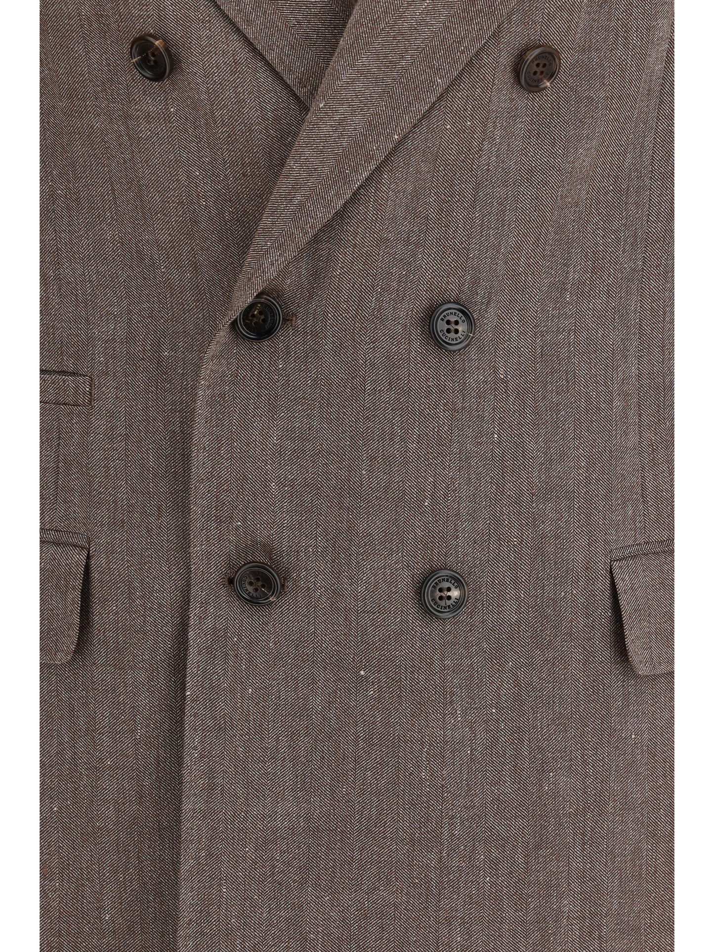 BRUNELLO CUCINELLI Double-breasted tailored Jacket