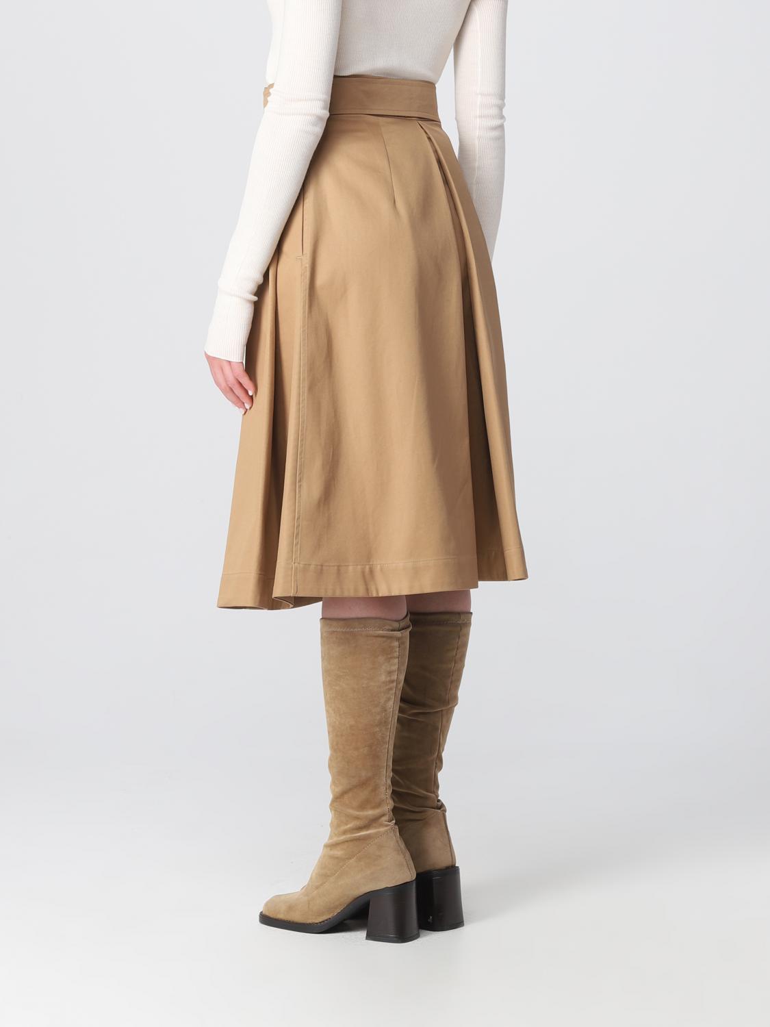 Burberry Skirt Woman Beige