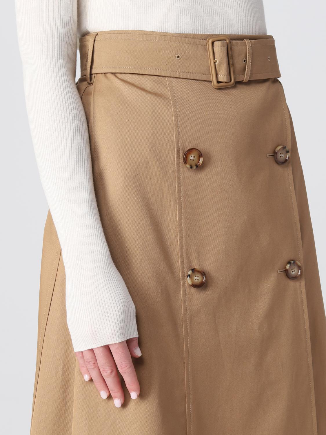 Burberry Skirt Woman Beige