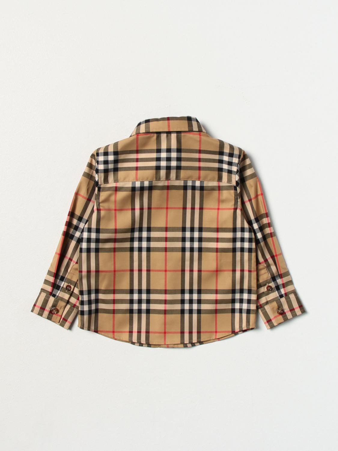 Burberry Shirt Kids Beige