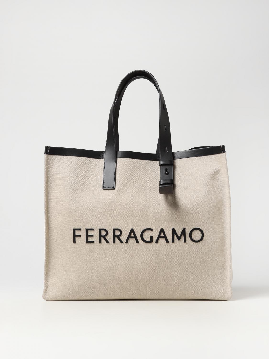 Ferragamo Bags Men Beige