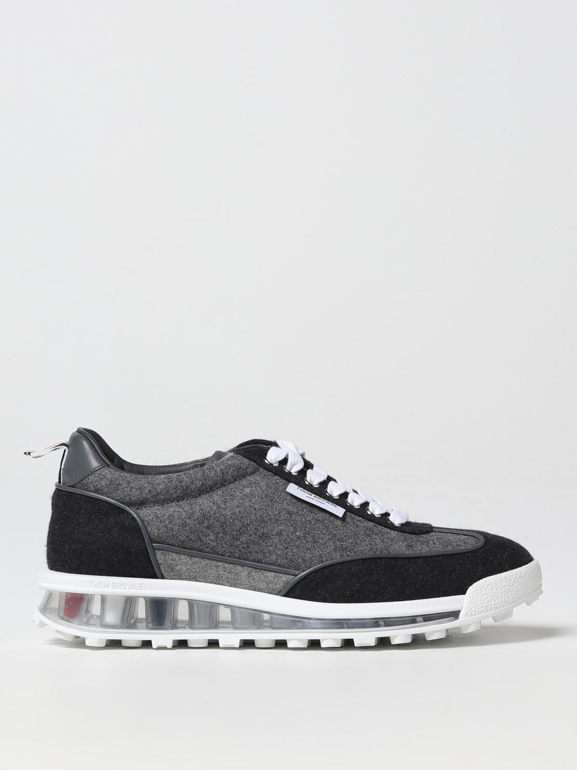スニーカー THOM BROWNE Men Sneakers MFD261AF0057035 Grey Thom Browne Sneakers Men Grey – Modishus