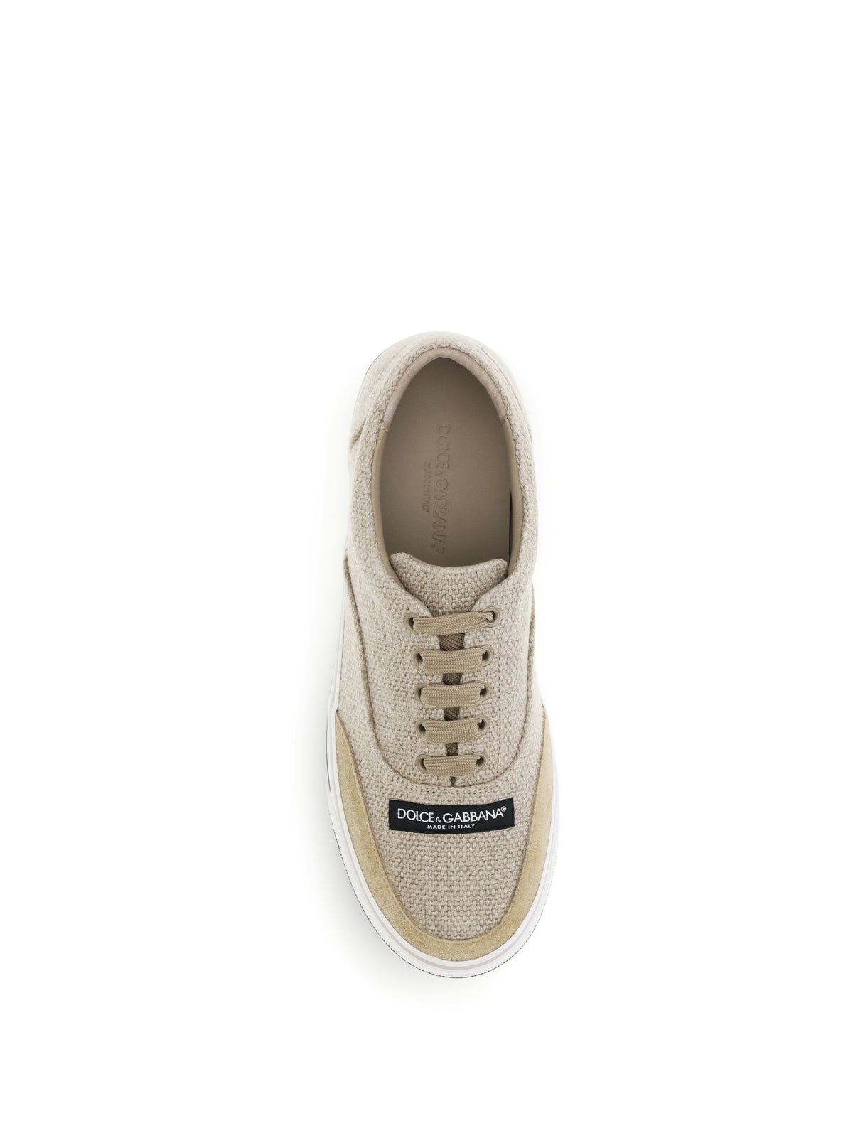 Dolce & Gabbana DG Sailing linen Sneakers - Beige/Camel