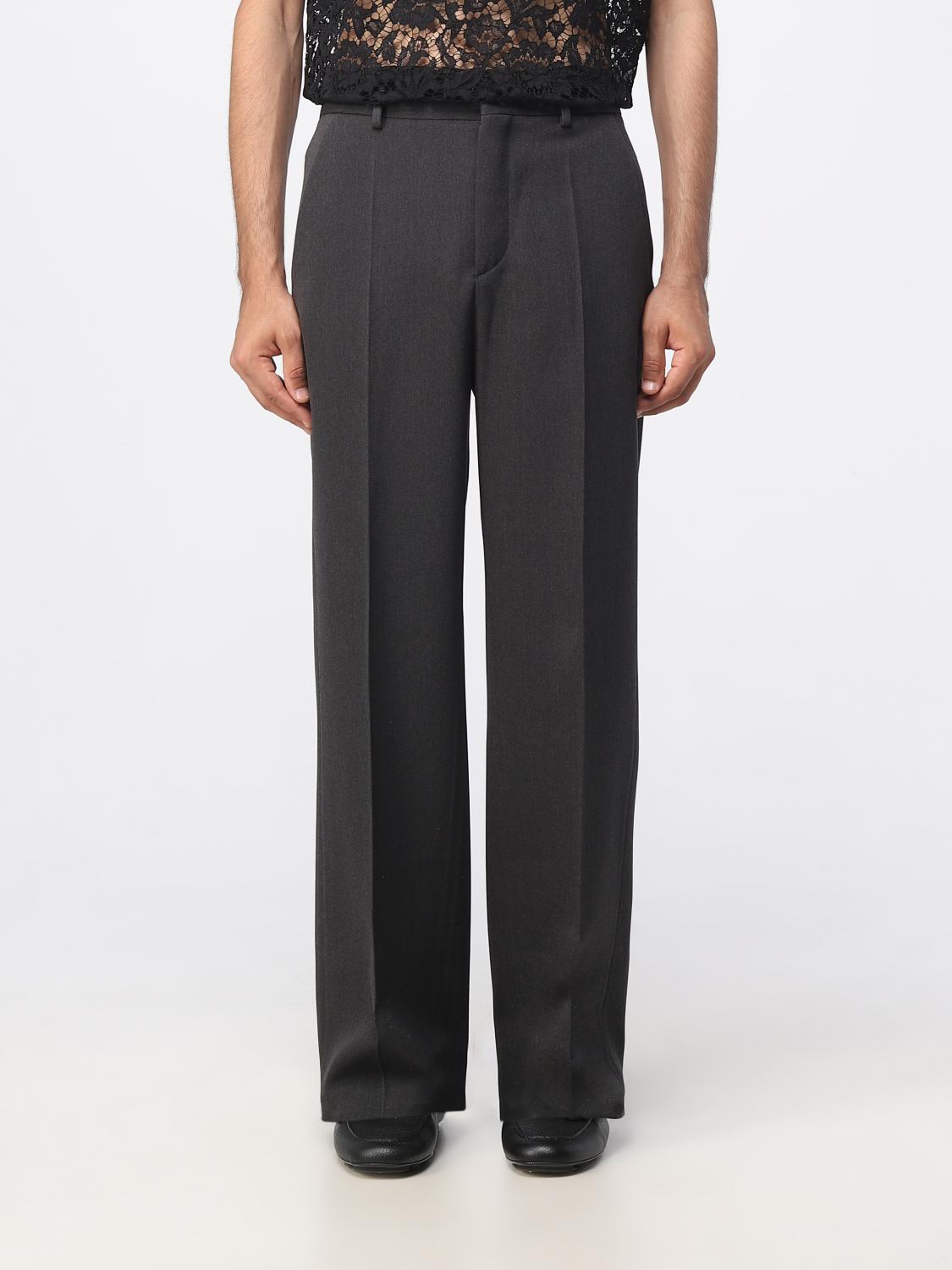 Valentino Pants Men Charcoal