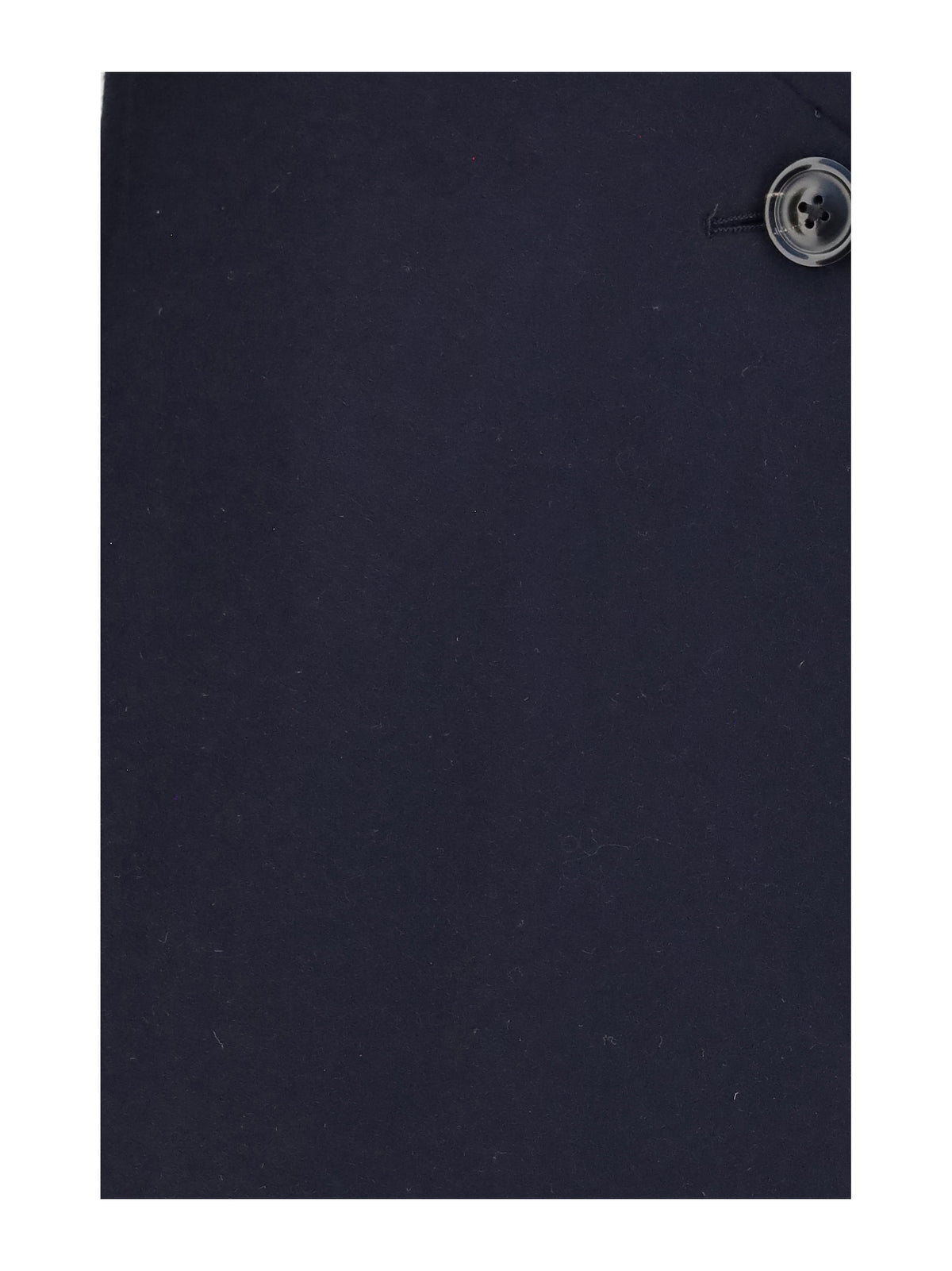 Maison Margiela Long virgin wool Coat - Navy