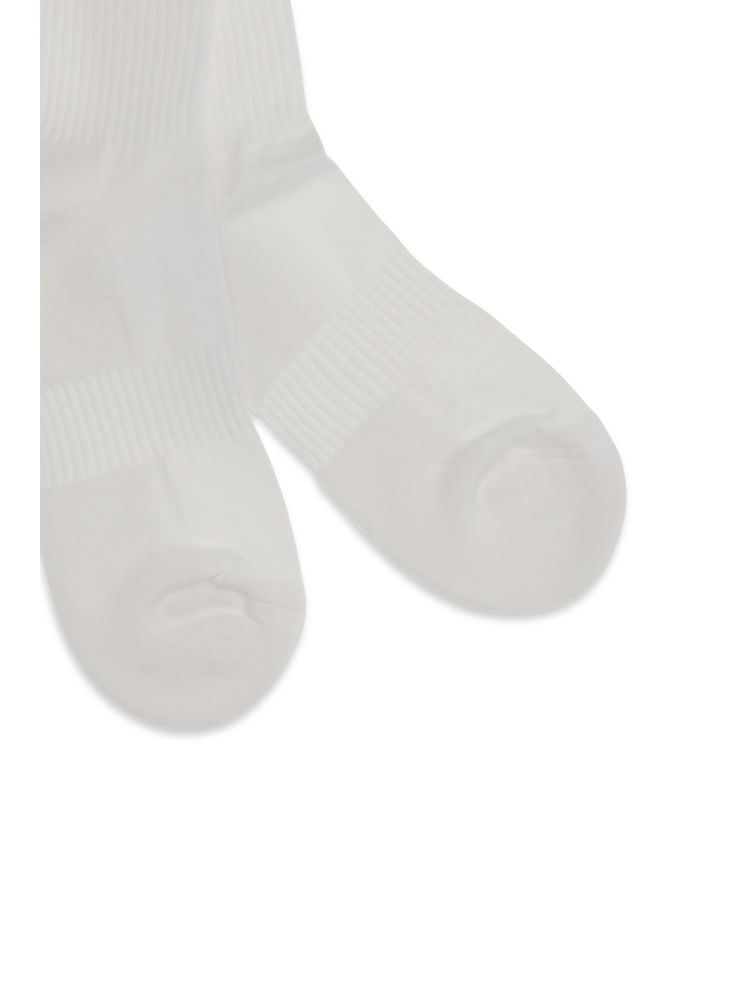 Brunello Cucinelli Ribbed cotton knit Socks - Bianco+Grigio Light