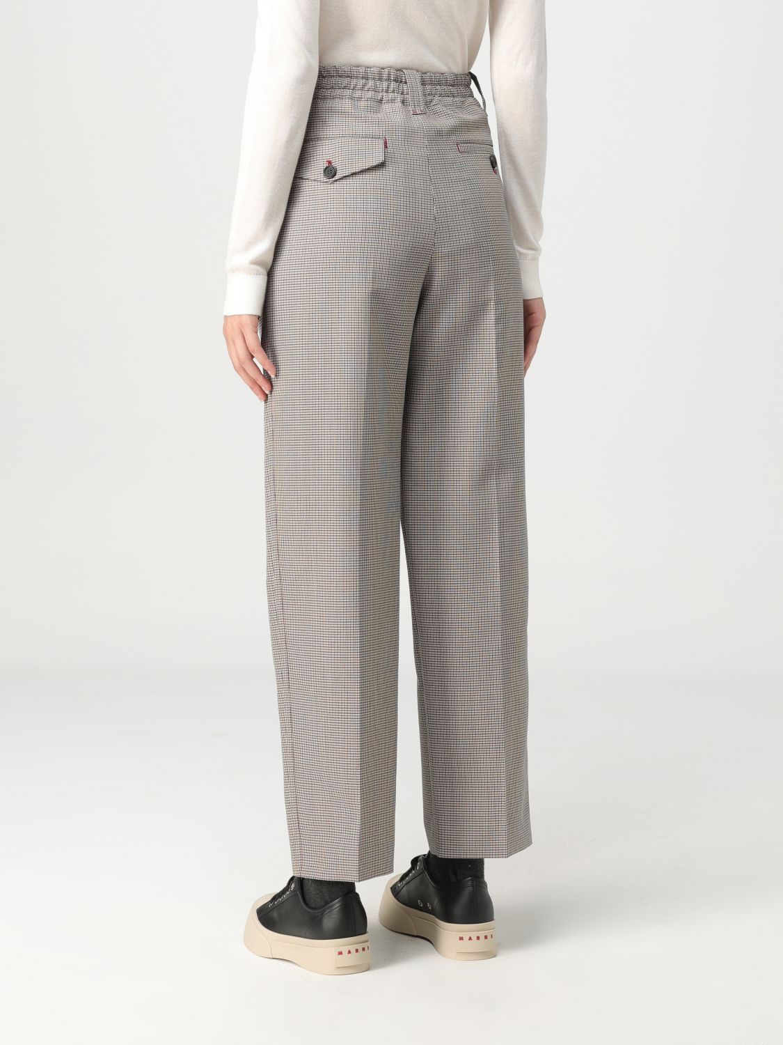 Marni Pants Woman Burgundy