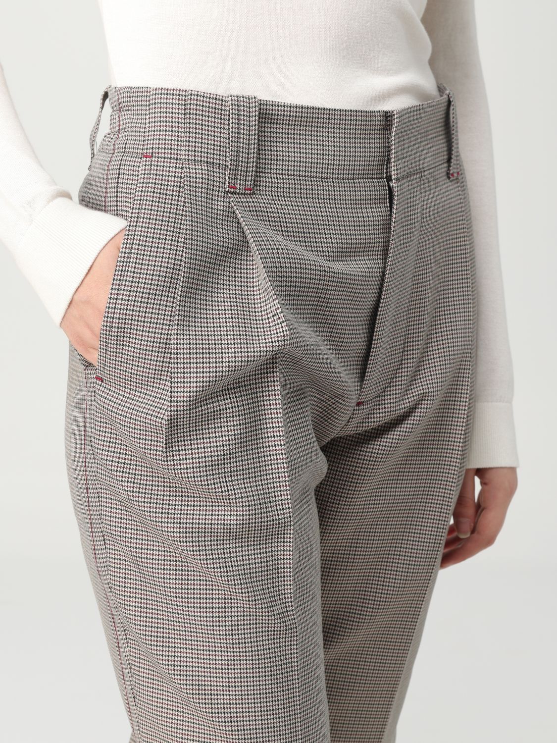 Marni Pants Woman Burgundy