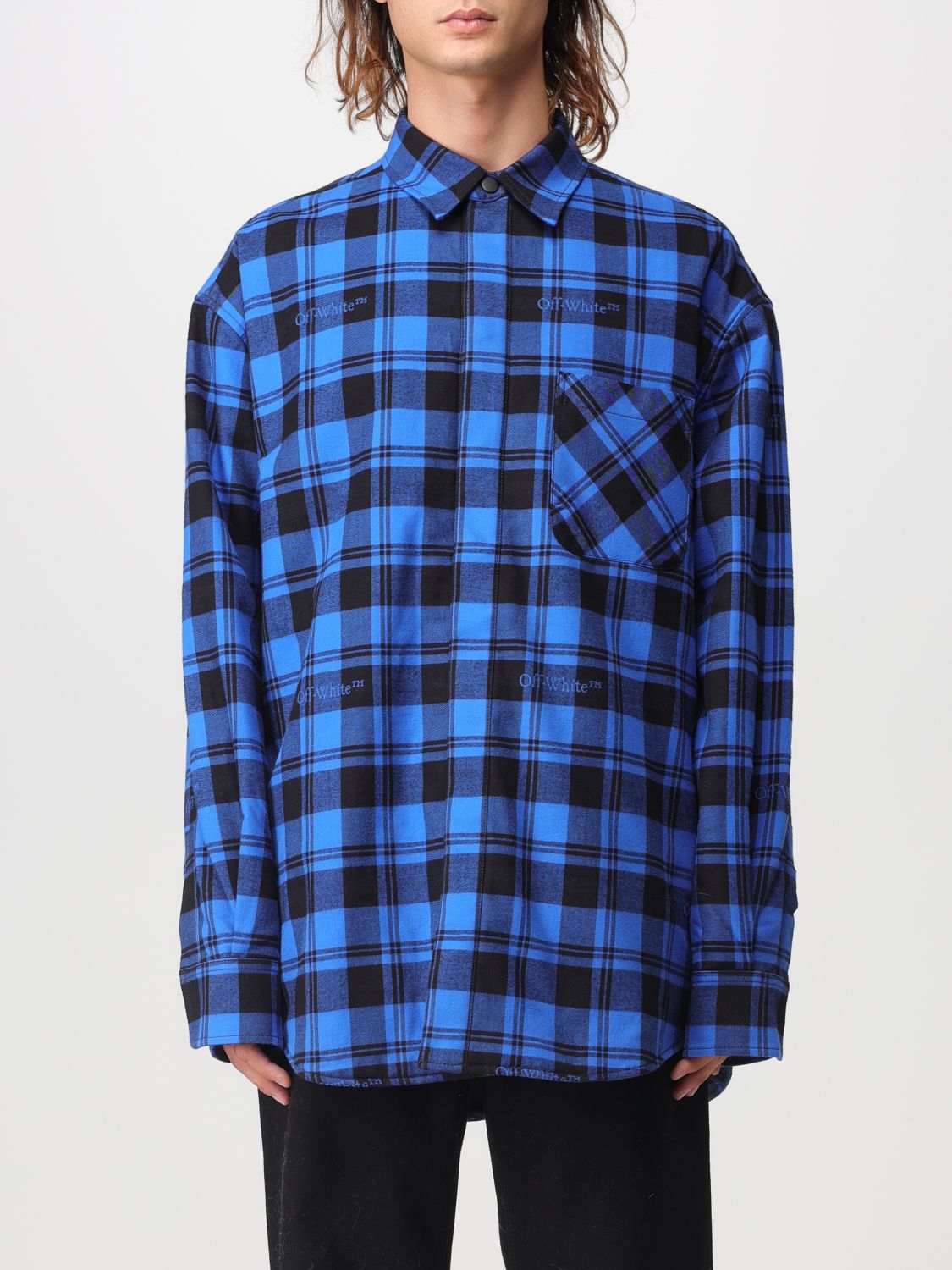 Off White Shirt Men Black
