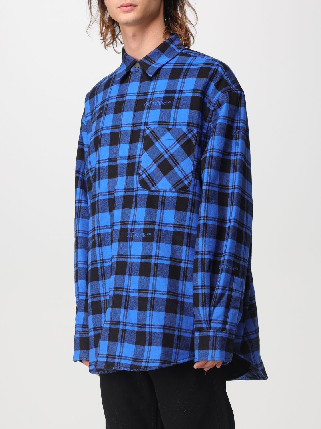 Off White Shirt Men Black