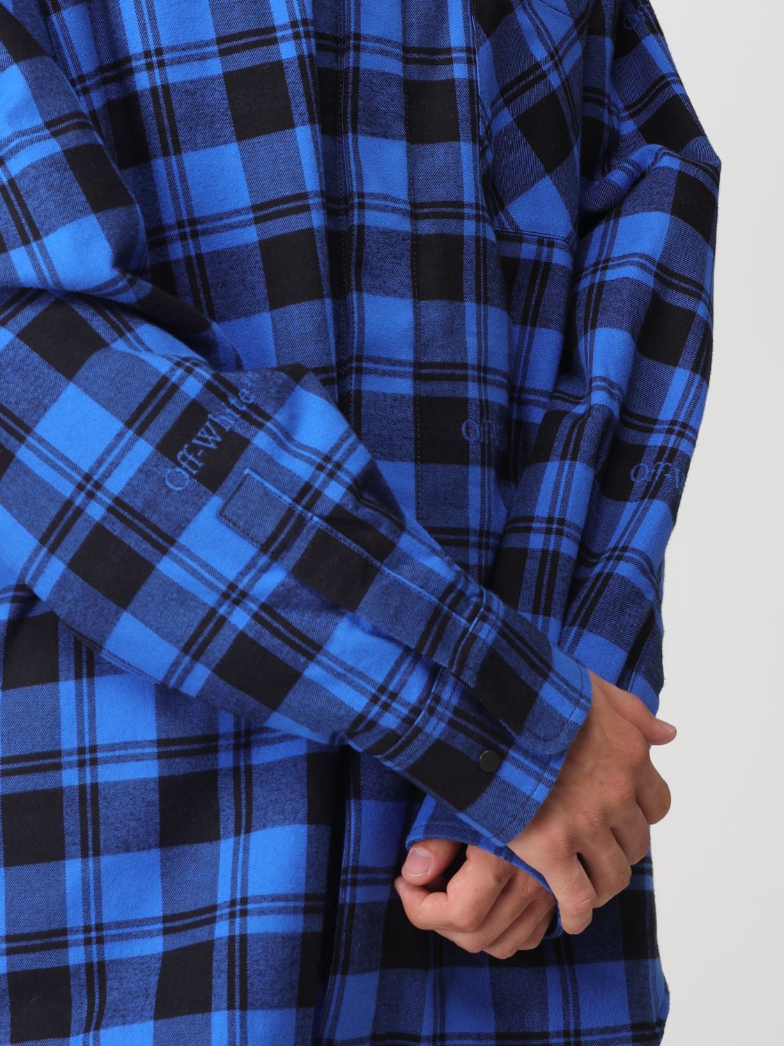 Off White Shirt Men Black