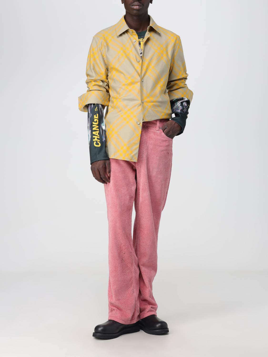Burberry Shirt Men Beige
